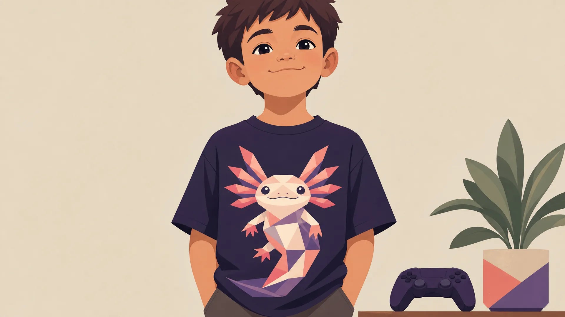 Kids Axolotl Tee