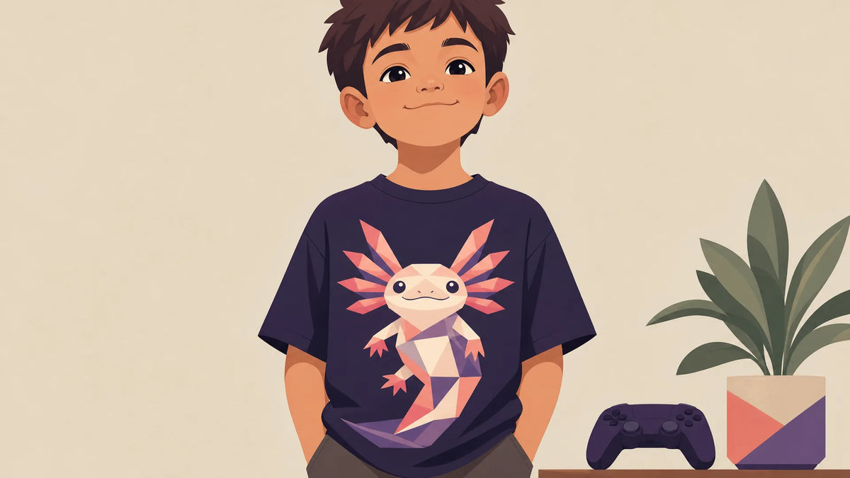 Kids Axolotl Tee
