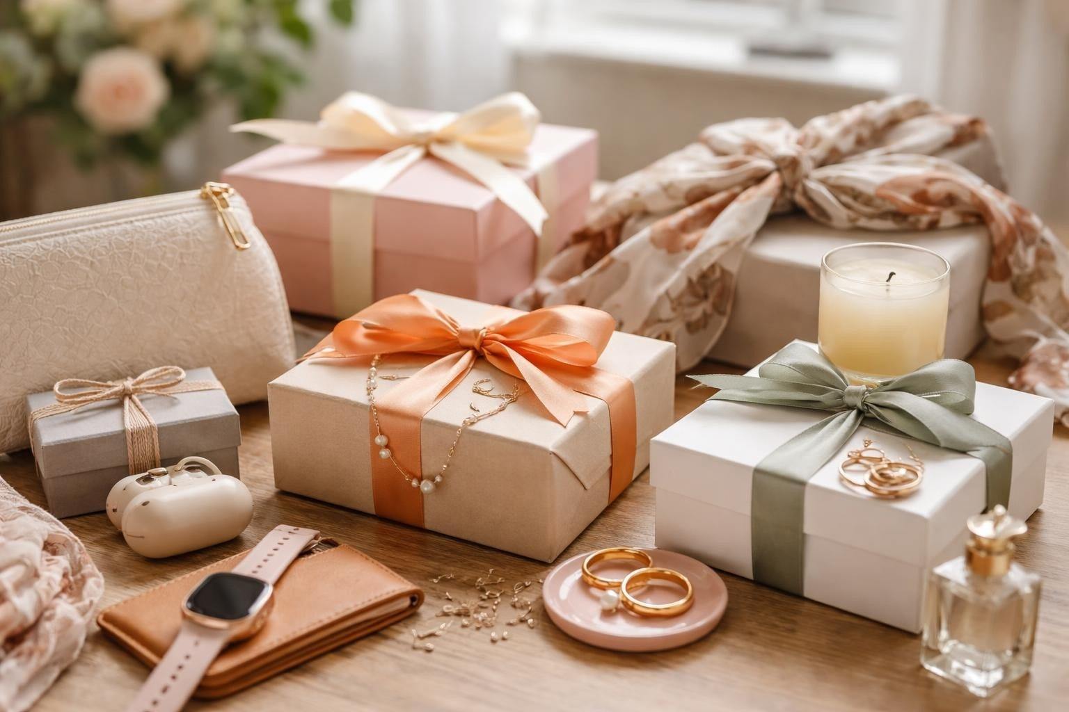 Personalized gift boxes with stylish accessories for accessorize gifts ideas