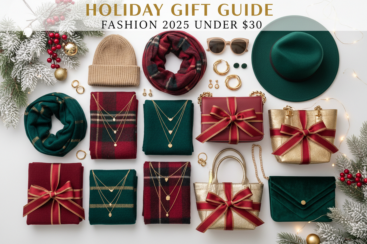 Holiday Gift Guide Fashion 2025 Under $30 | Top Stylish Picks for Gifts