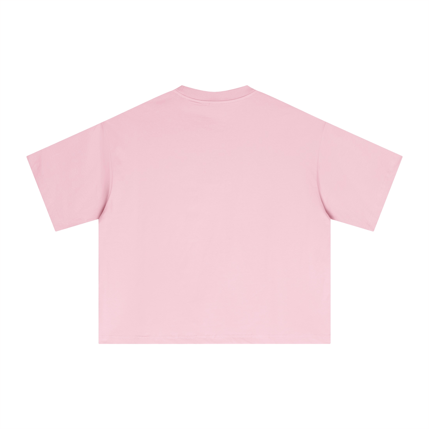 Pink t-shirt on a white background