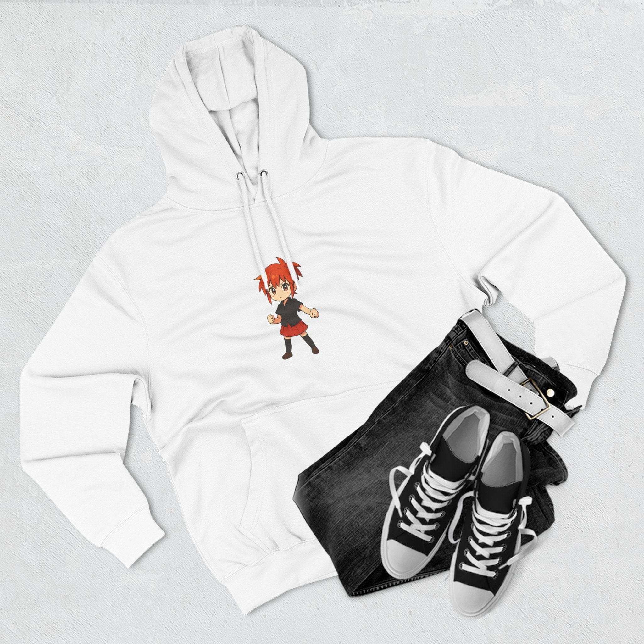 Fleece Hoodie Anime Power Girl