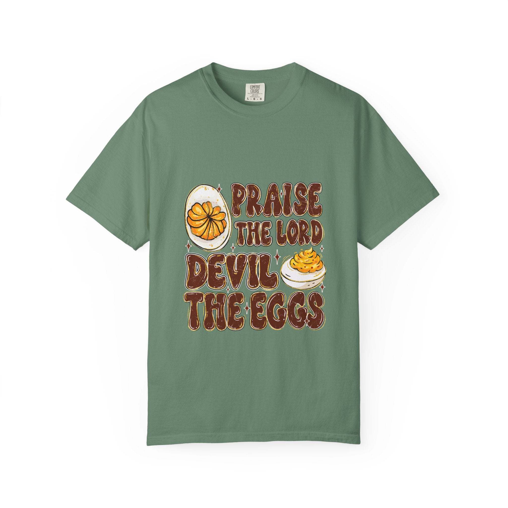 Praise the Lord, Devil the Eggs T-shirt