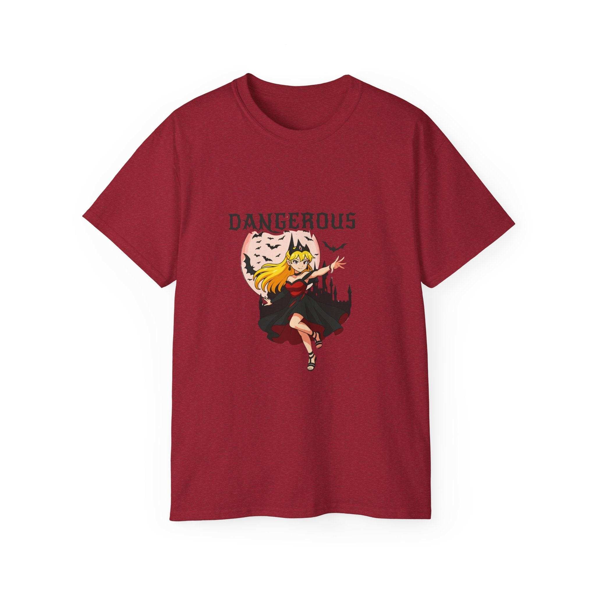 T-Shirt - Anime Halloween Dangerous Girl Print