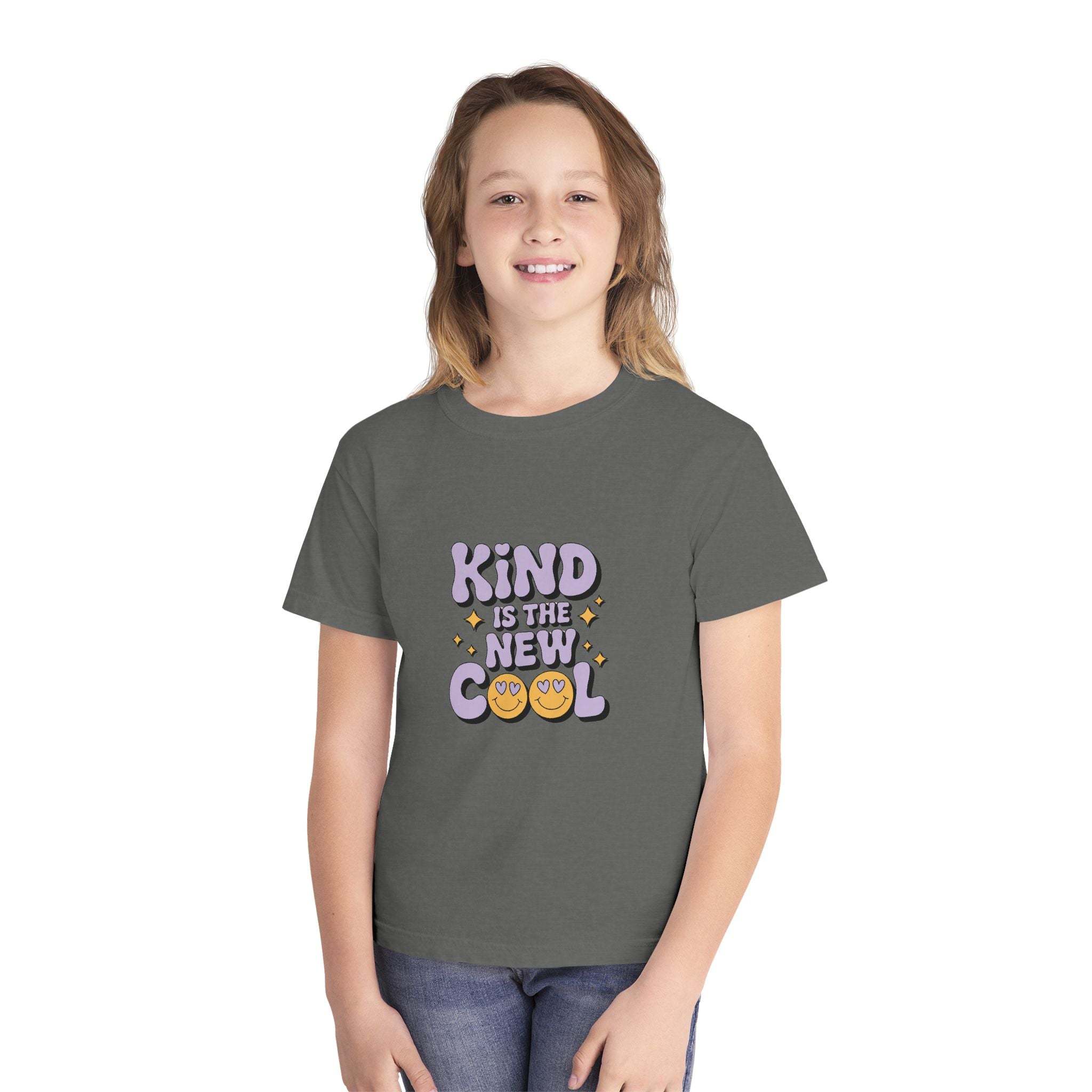 Youth Tee - Kind is the New Cool | Cozy & Comfortable Casual T-Shirt