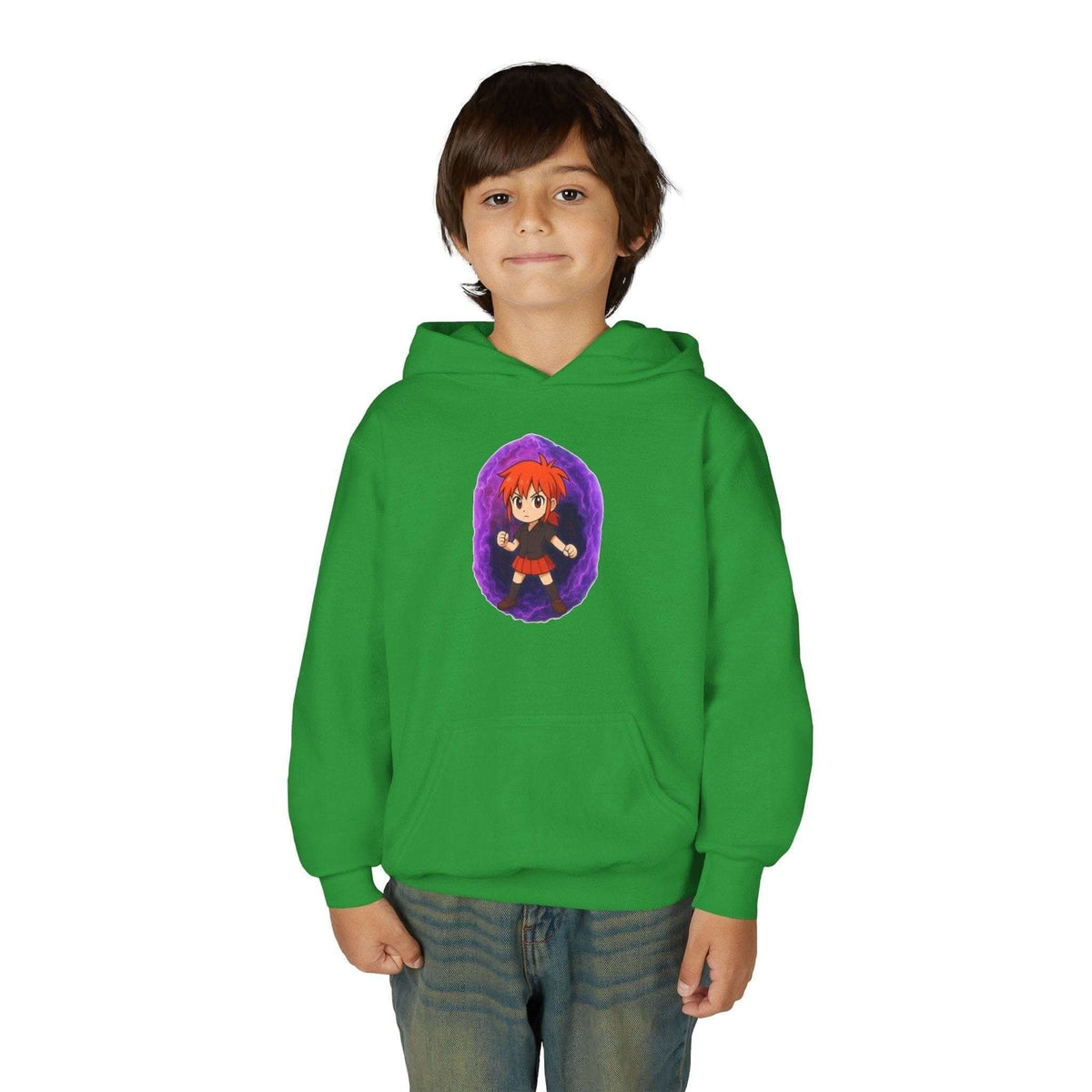 Anime Purple Power Girl hoodie