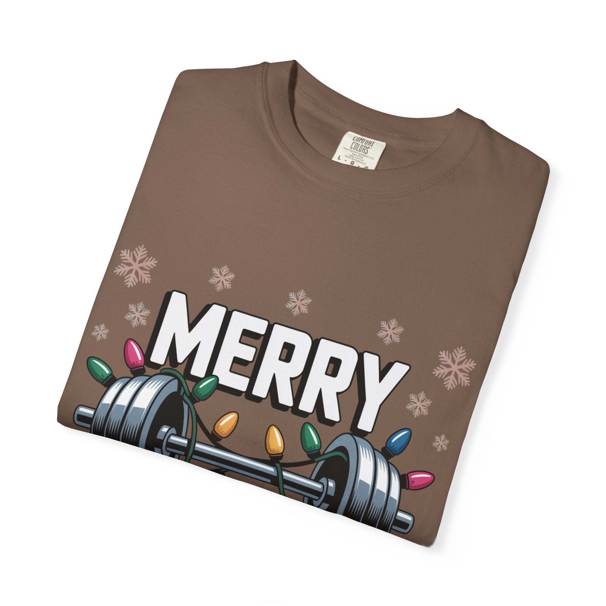 Christmas Workout T-shirt - Merry Liftmas Design