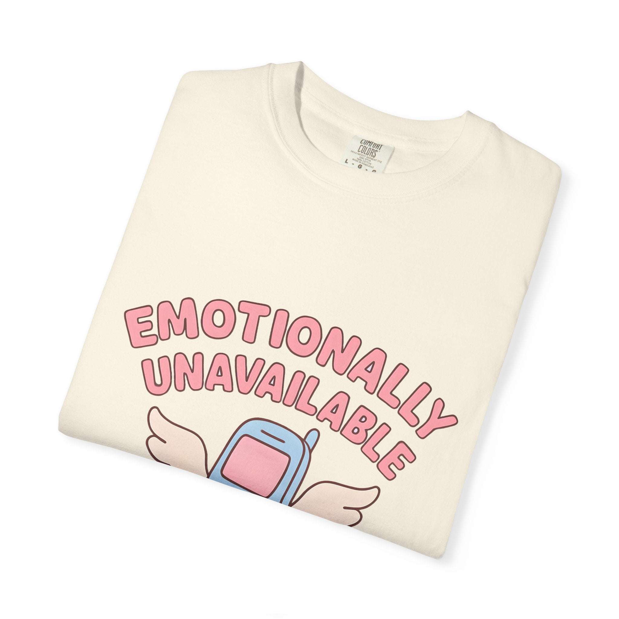 Emotionally Unavailable But A Good Texter T-shirt, Funny Graphic Tee, Introvert Shirt, Sarcasm Tee, Sarcastic Statement Top