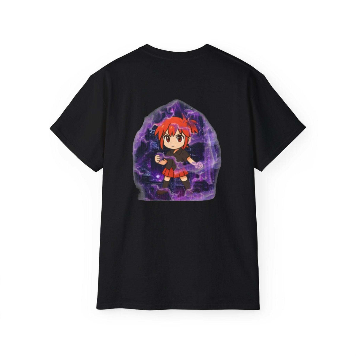 Anime Purple Power Girl Unisex T-shirt