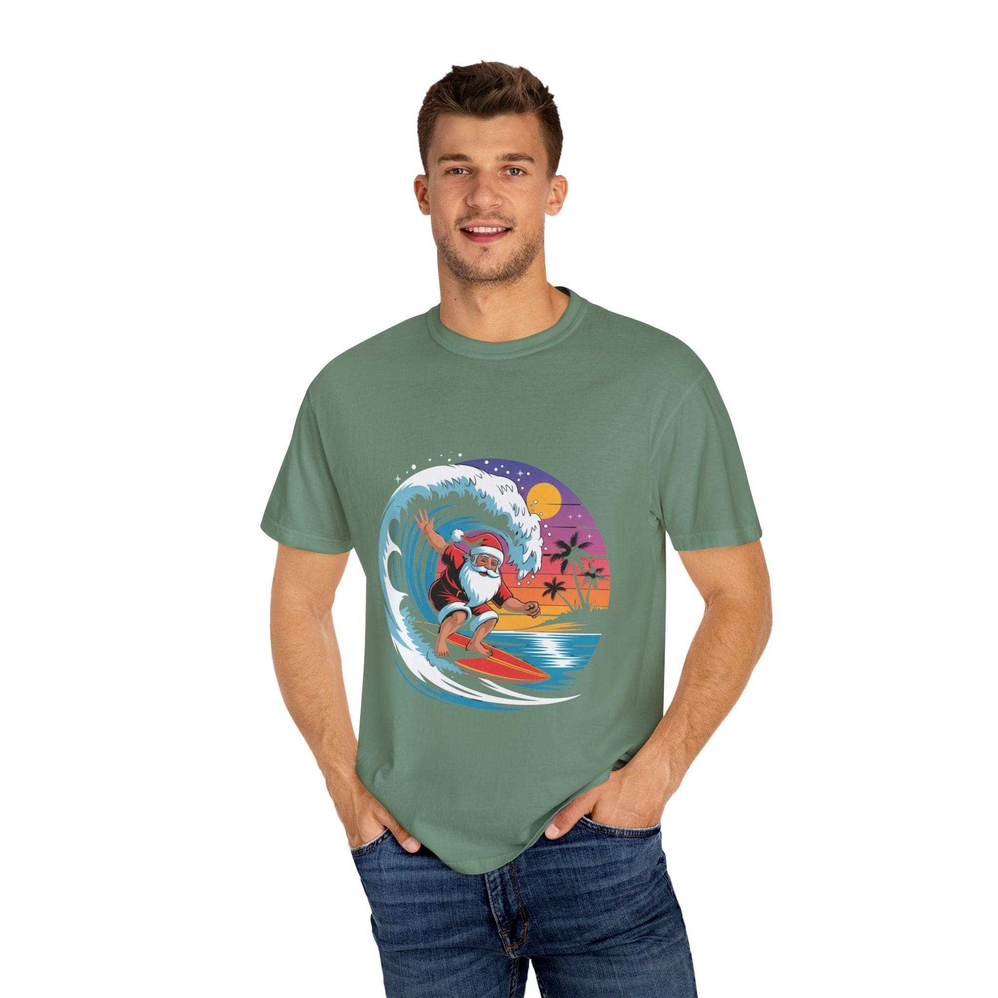 Surfing Santa T-Shirt