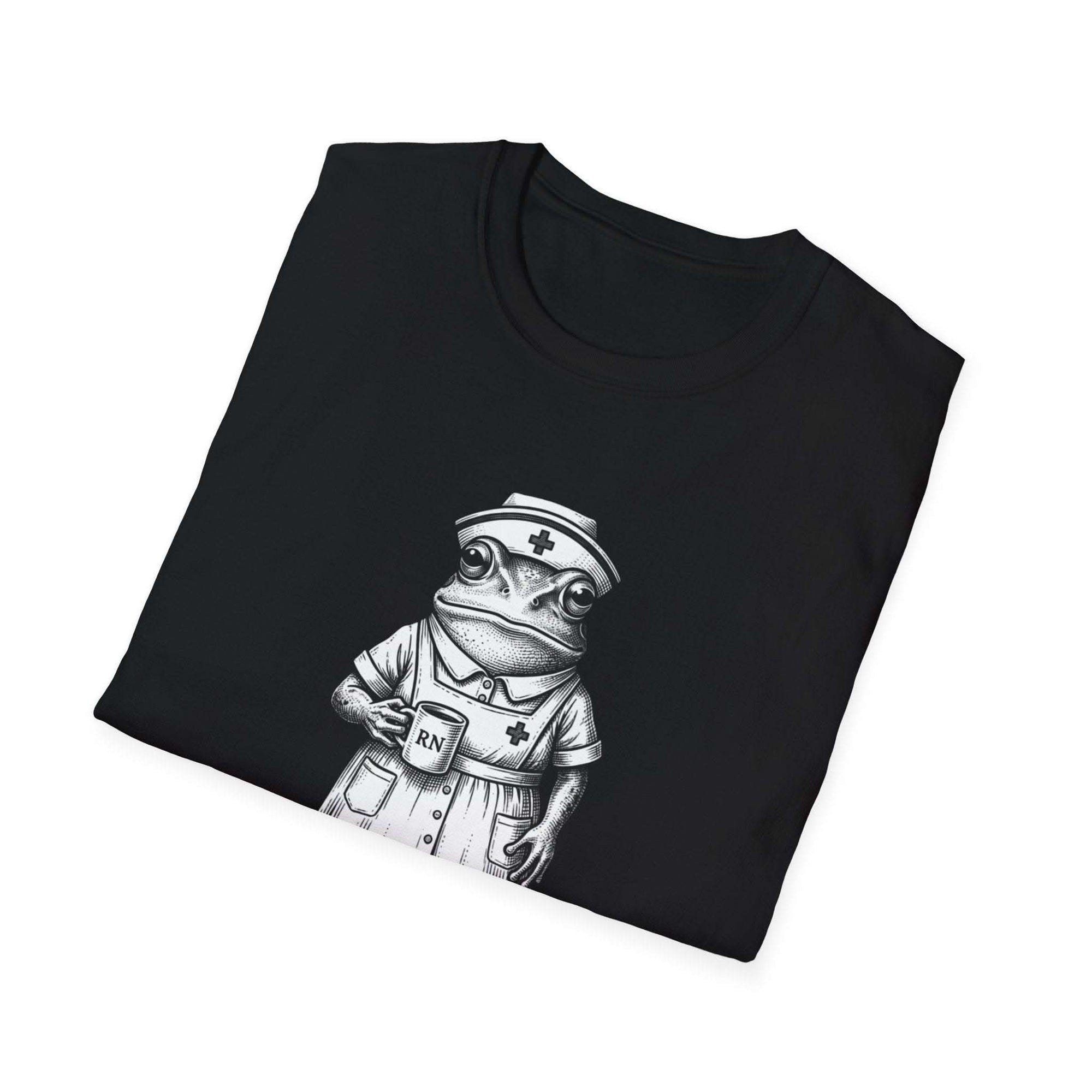 Creepy Nurse Illustration I Have To Ask Weird Stuff Or You Will Die T-Shirt