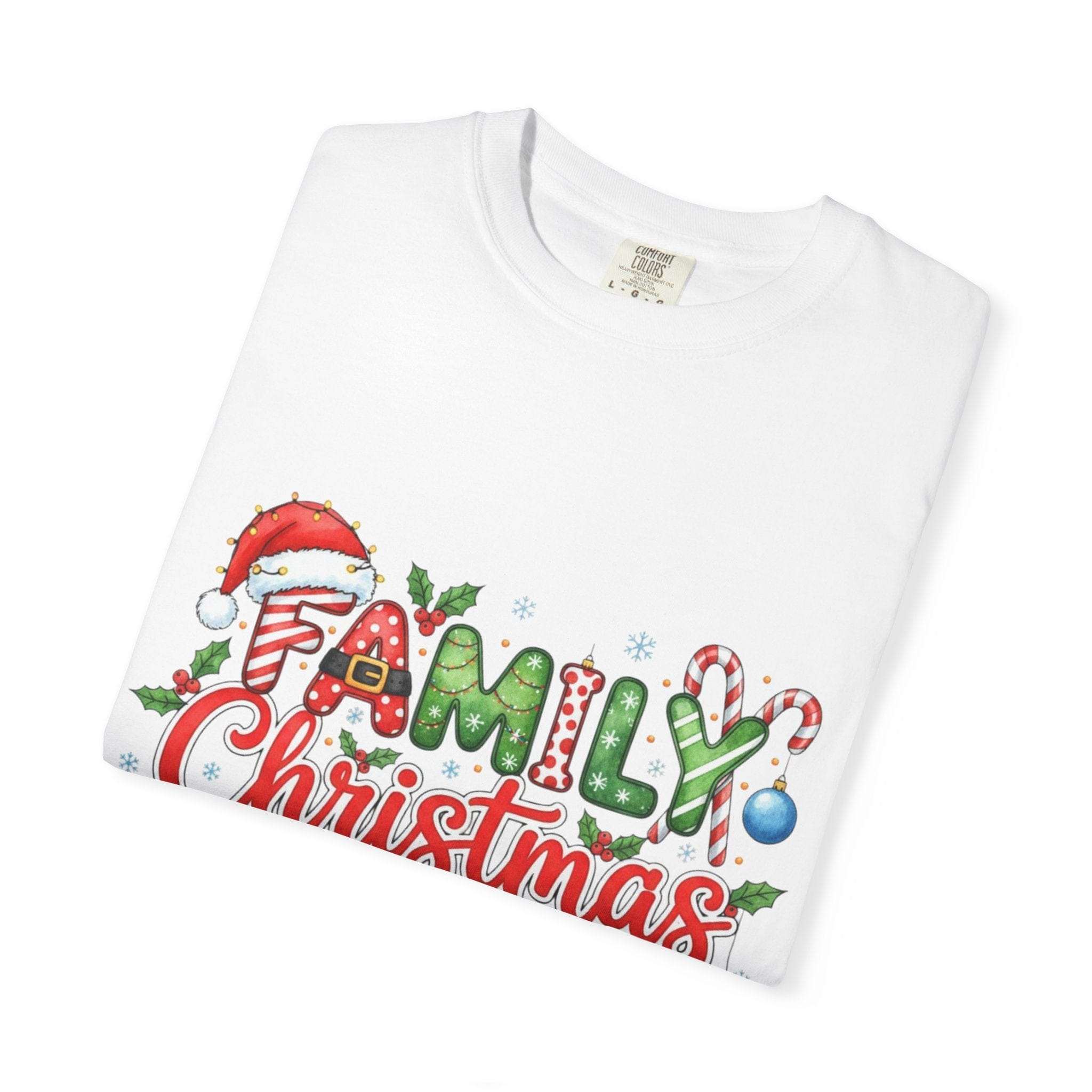 Garment-Dyed T-shirt - Family Christmas 2025