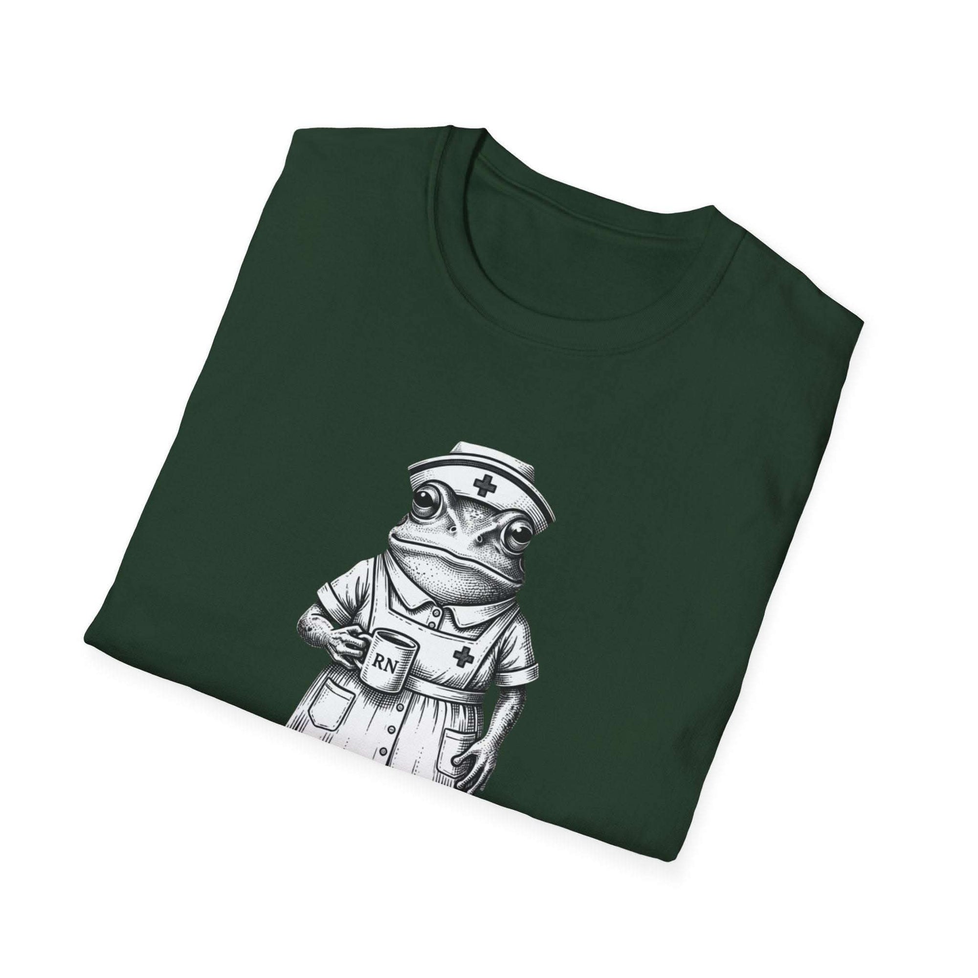 Creepy Nurse Illustration I Have To Ask Weird Stuff Or You Will Die T-Shirt