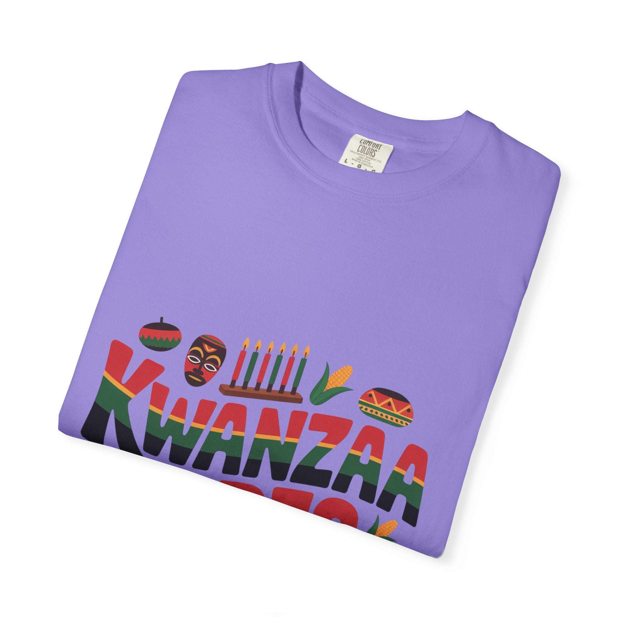 Garment-Dyed T-shirt: Kwanzaa Vibes