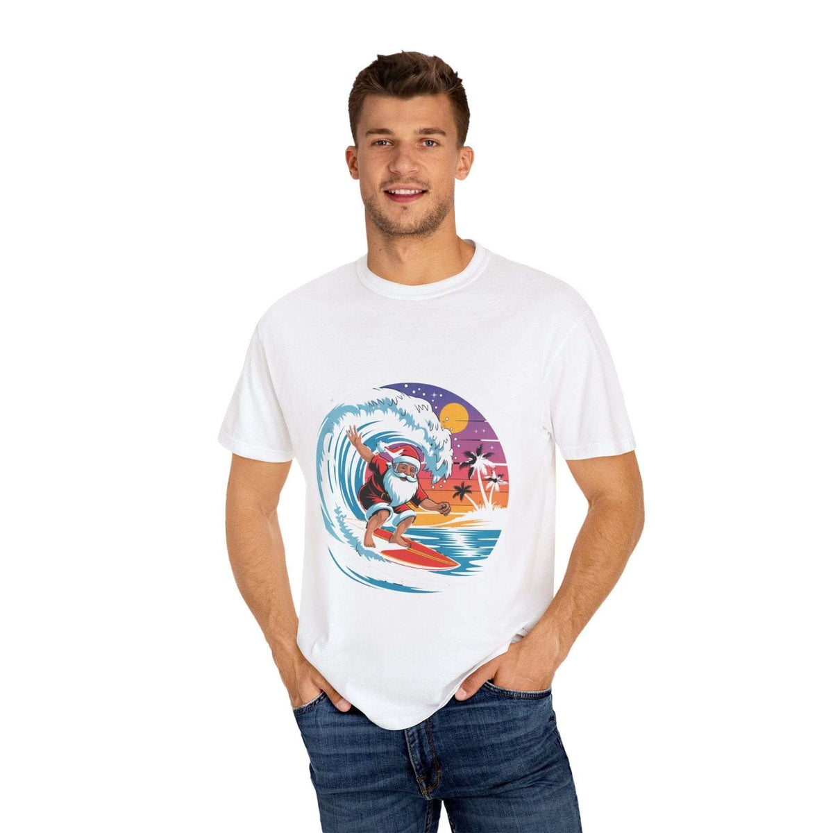 Surfing Santa T-shirt