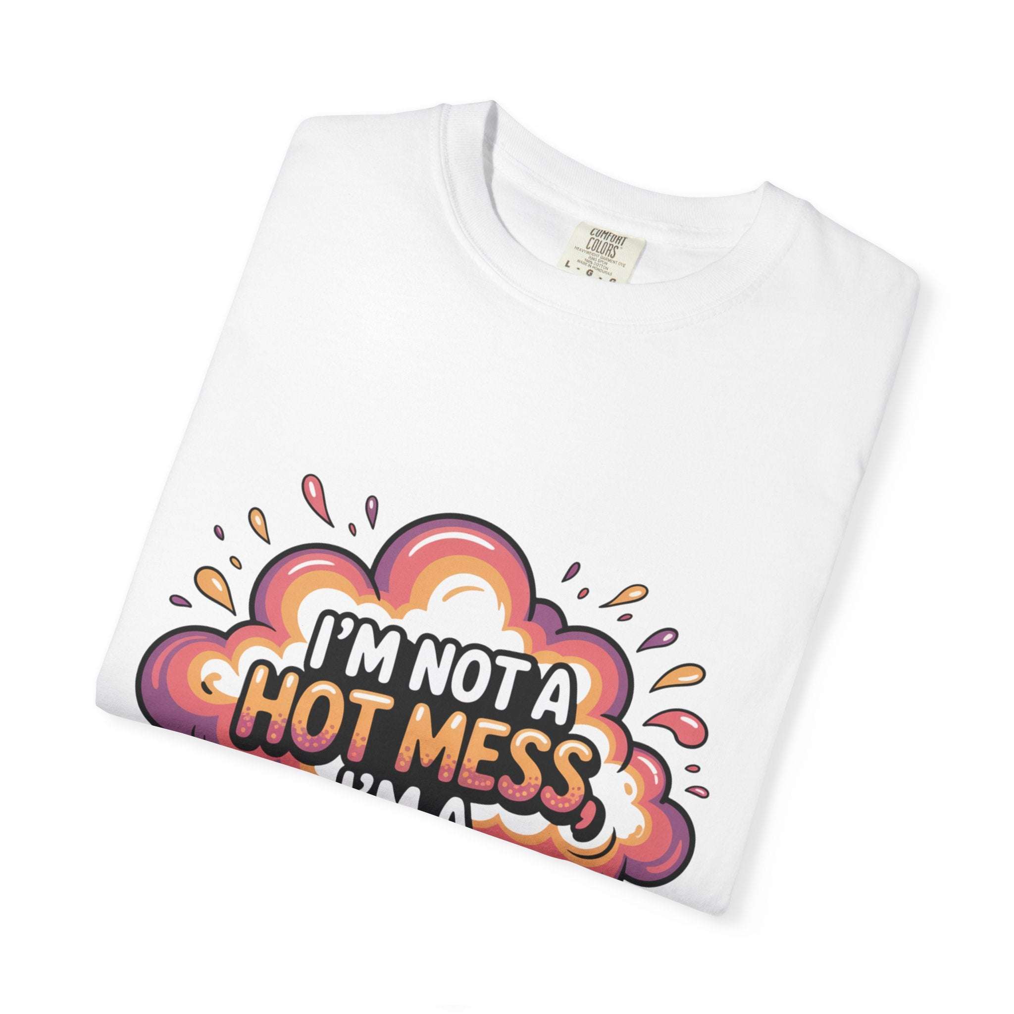 Graphic Tee - Spicy Disaster Unisex Garment-Dyed T-shirt