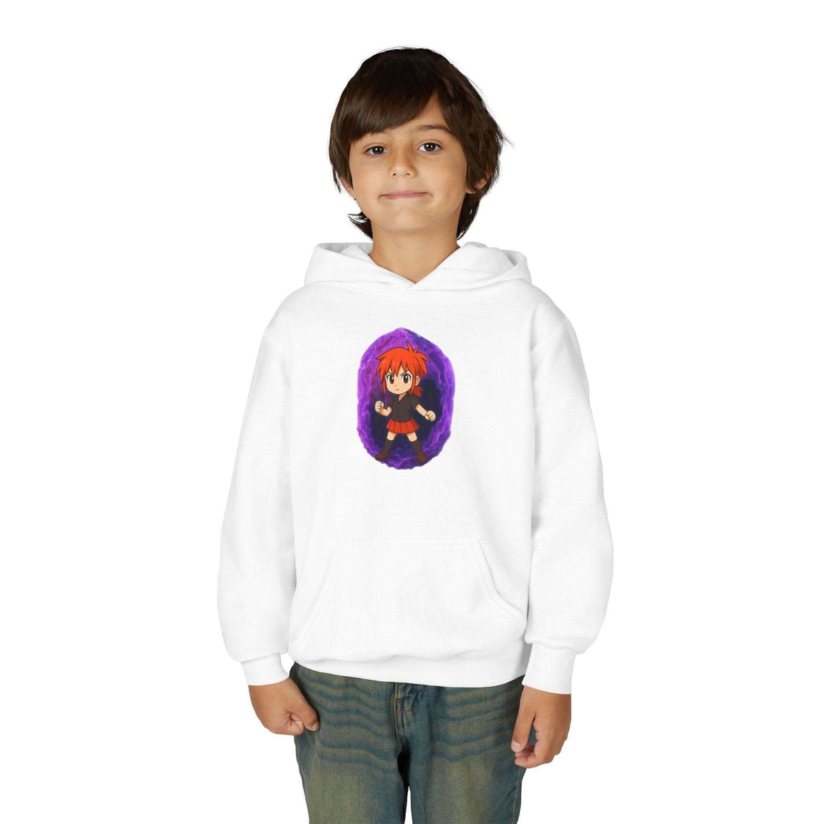 Anime Purple Power Girl hoodie