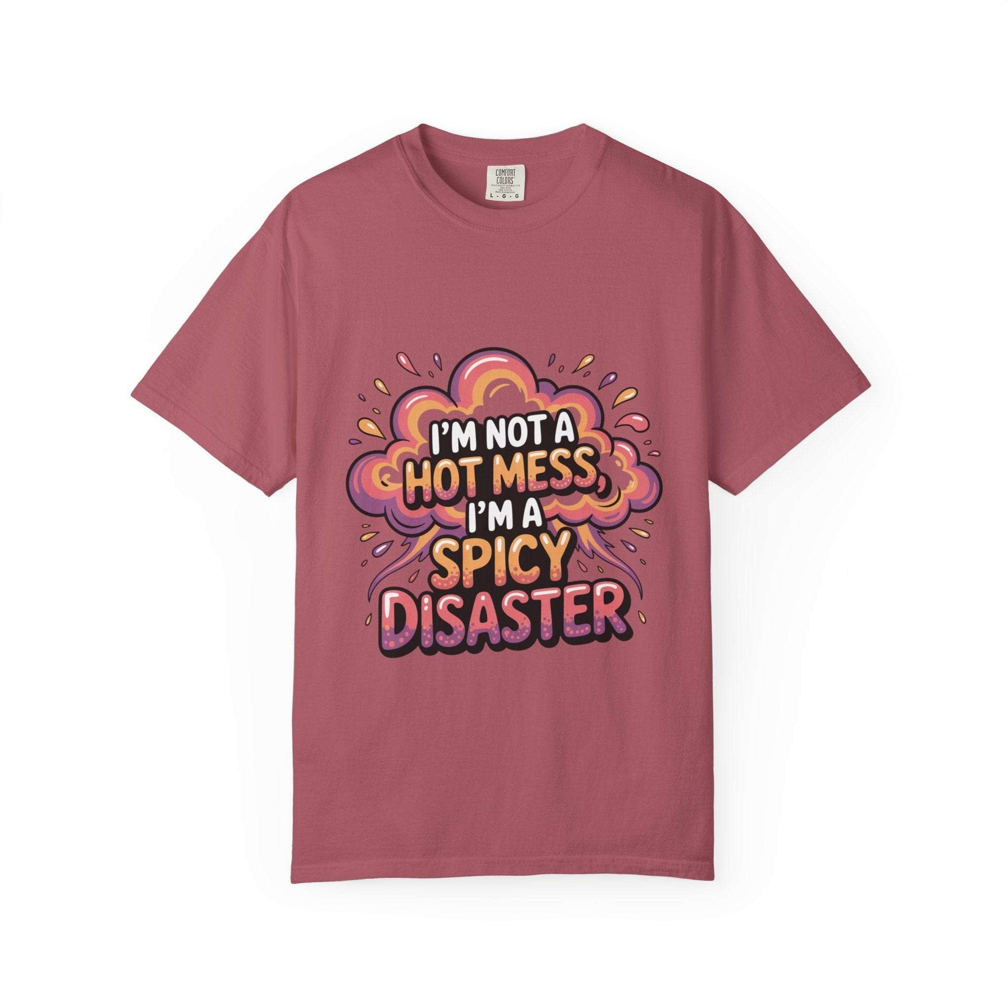 Graphic Tee - Spicy Disaster Unisex Garment-Dyed T-shirt