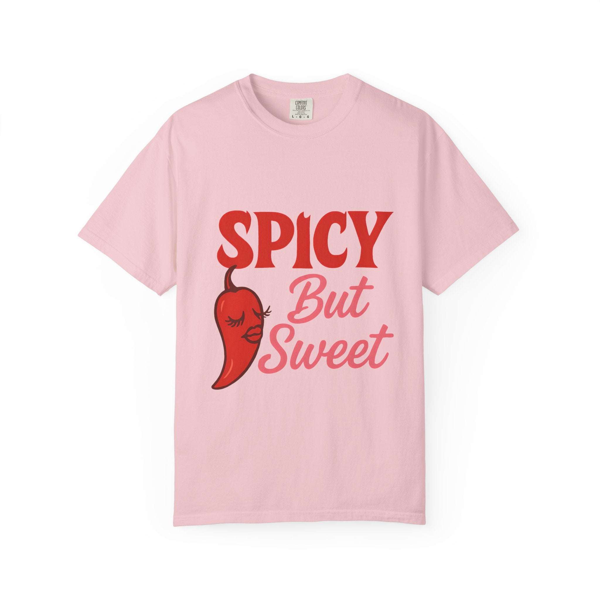 Spicy But Sweet T-shirt | Funny Unisex Garment-Dyed Tee for Foodies