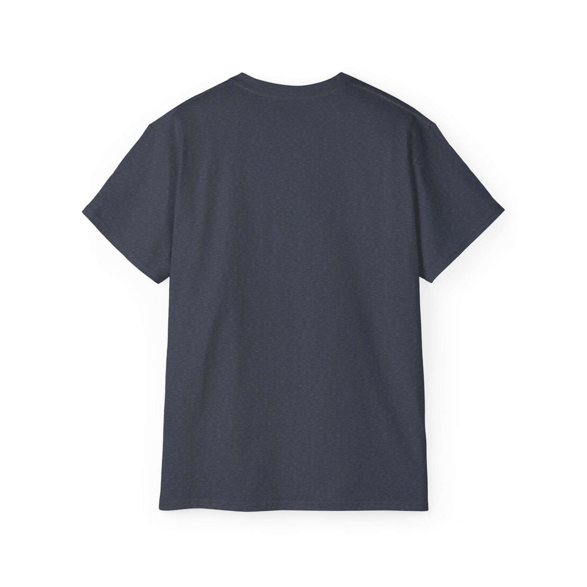 Back view of distressed Cocoa Cutie Tee made of vintage-style eco-friendly cotton