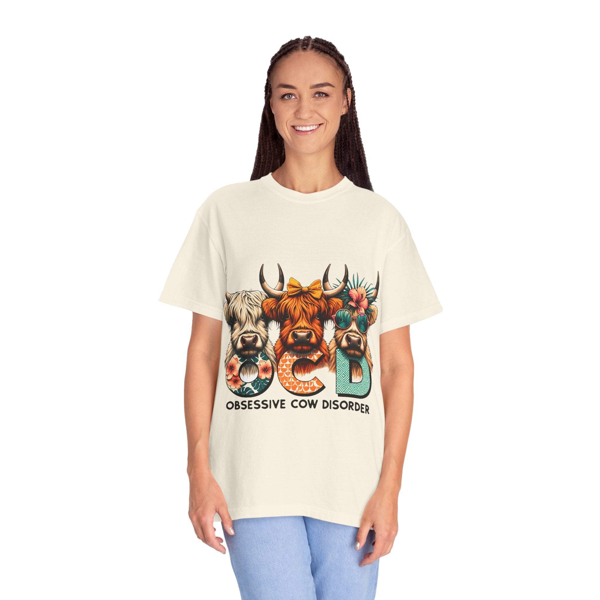 Funny OCD Obsessive Cow Disorder T-shirt