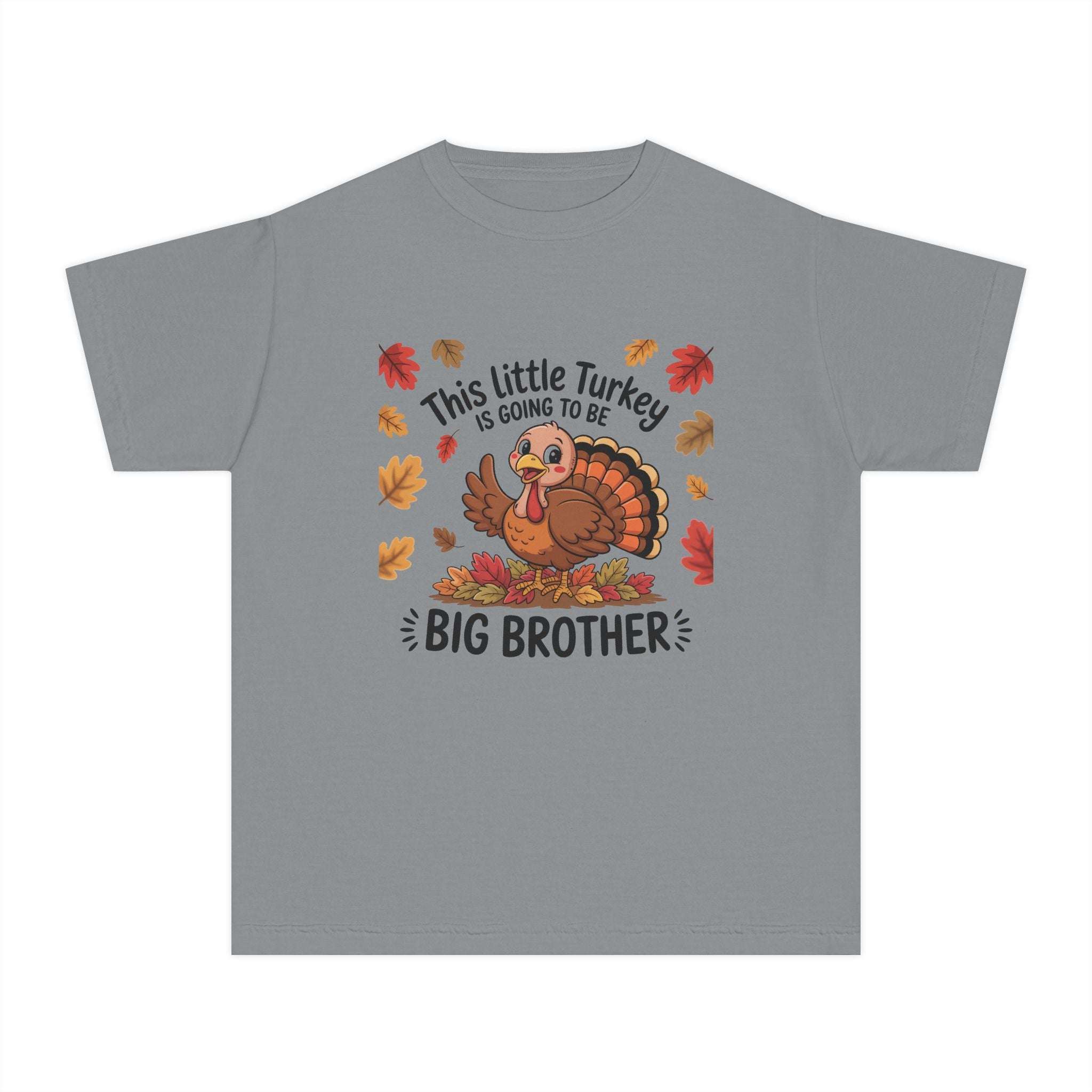 Youth Tee Big Brother Thanksgiving Announcement Shirt