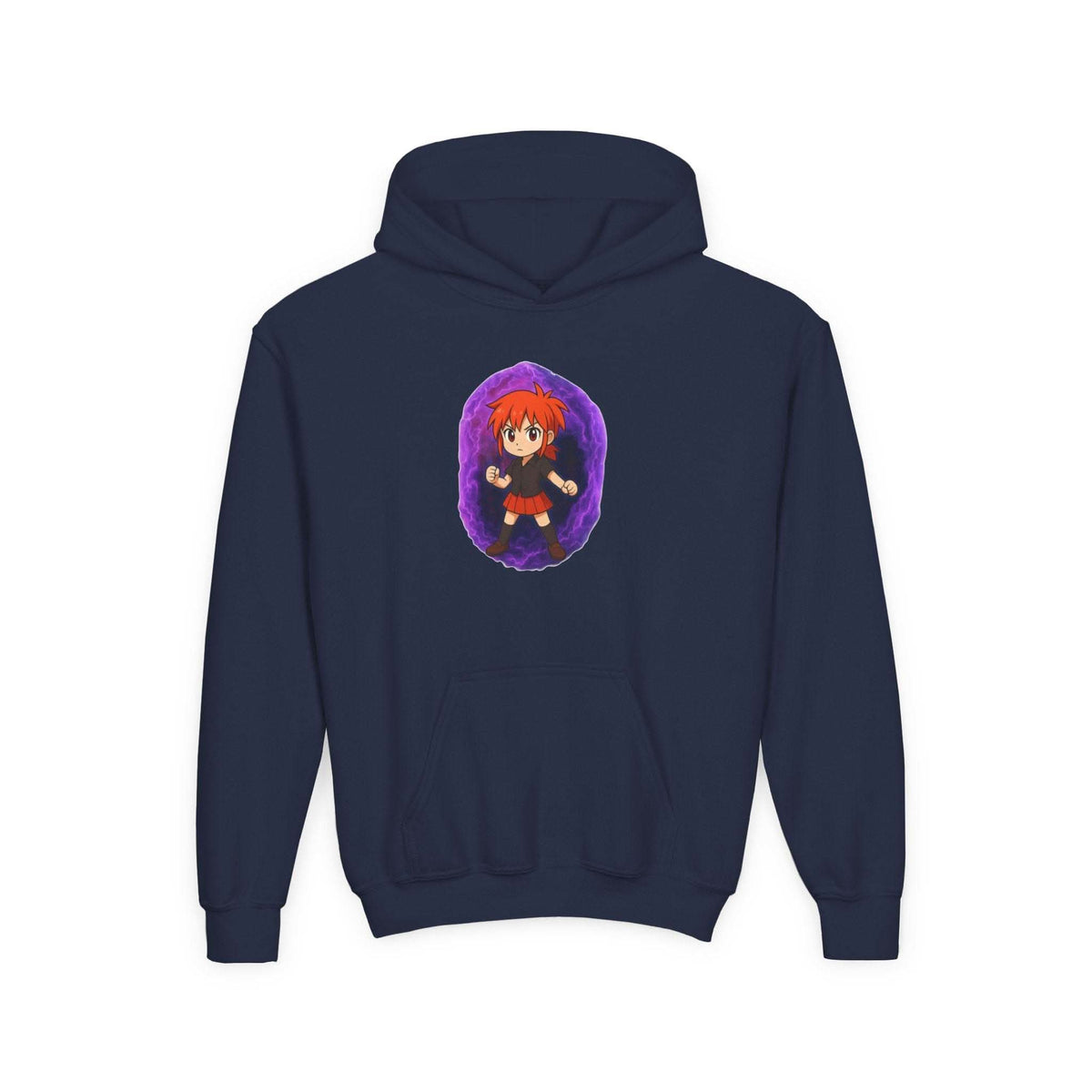 Anime Purple Power Girl hoodie