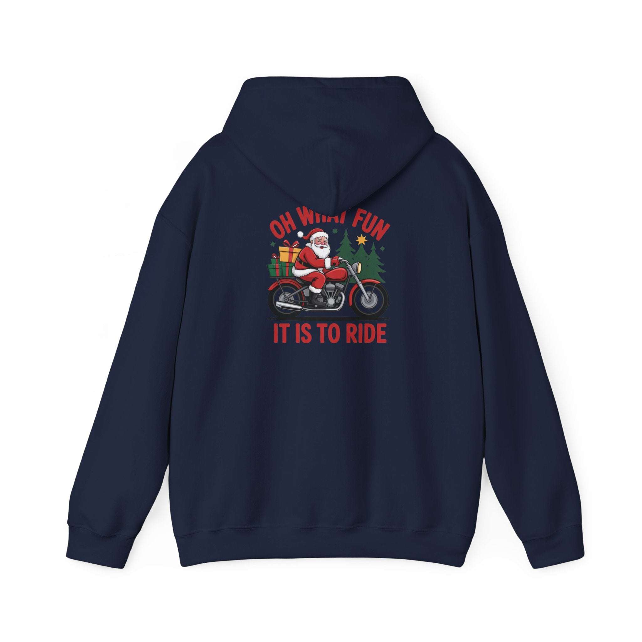 Santa Motorcycle Hoodie