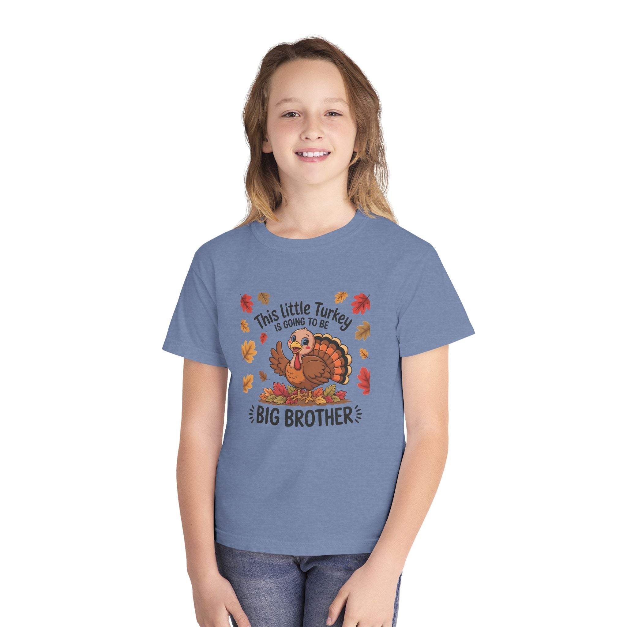 Youth Tee Big Brother Thanksgiving Announcement Shirt