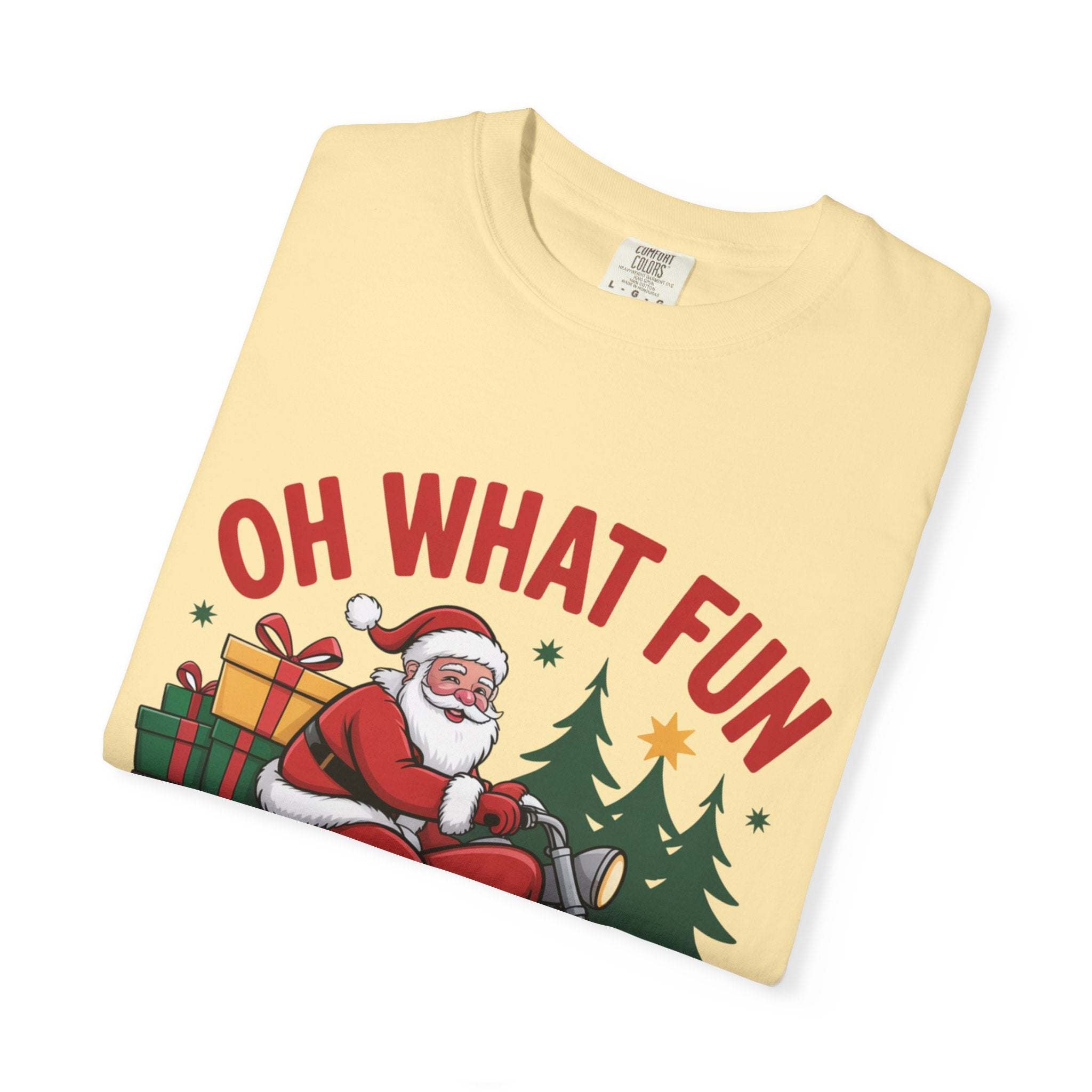 Santa On A Motorcycle T-Shirt