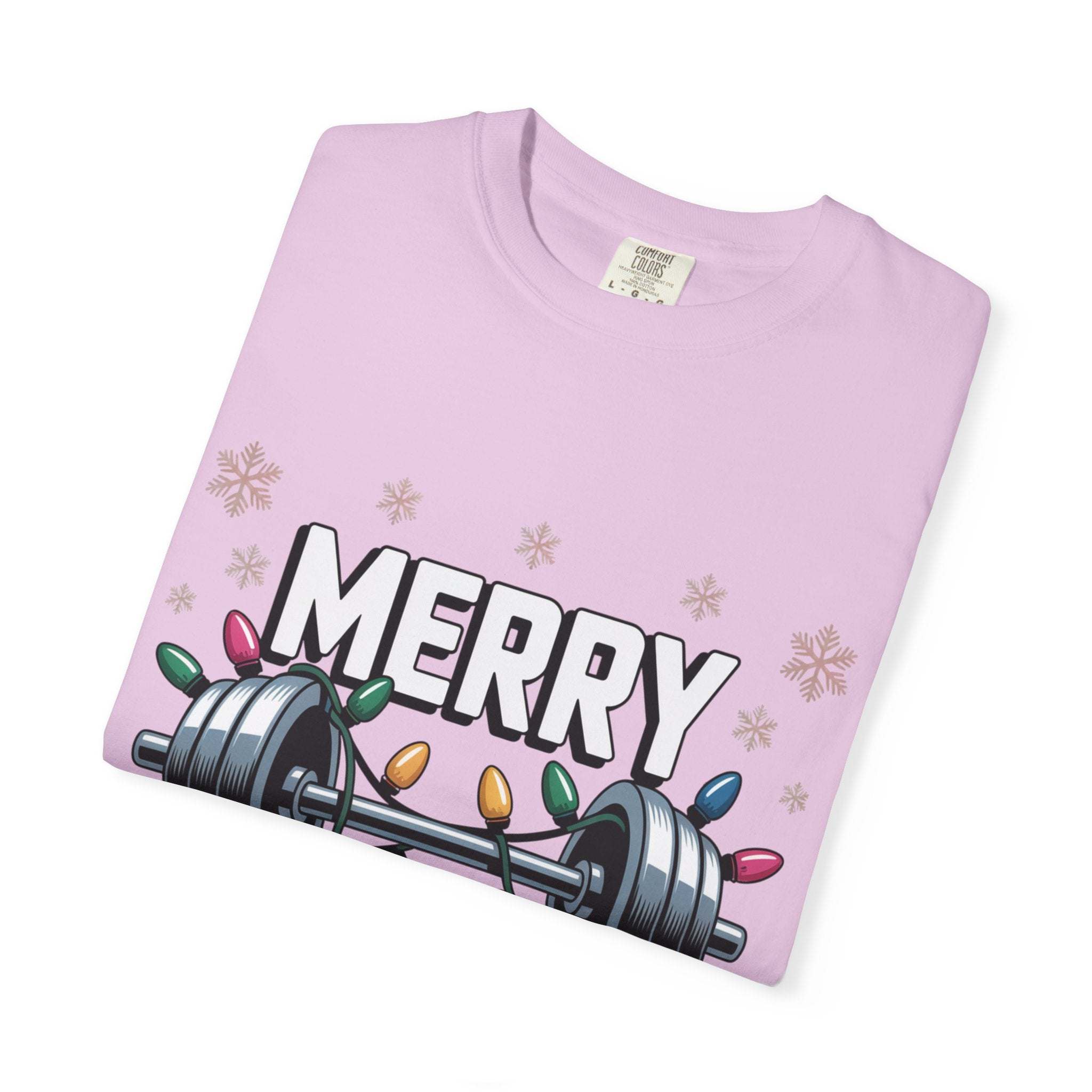 Christmas Workout T-shirt - Merry Liftmas Design