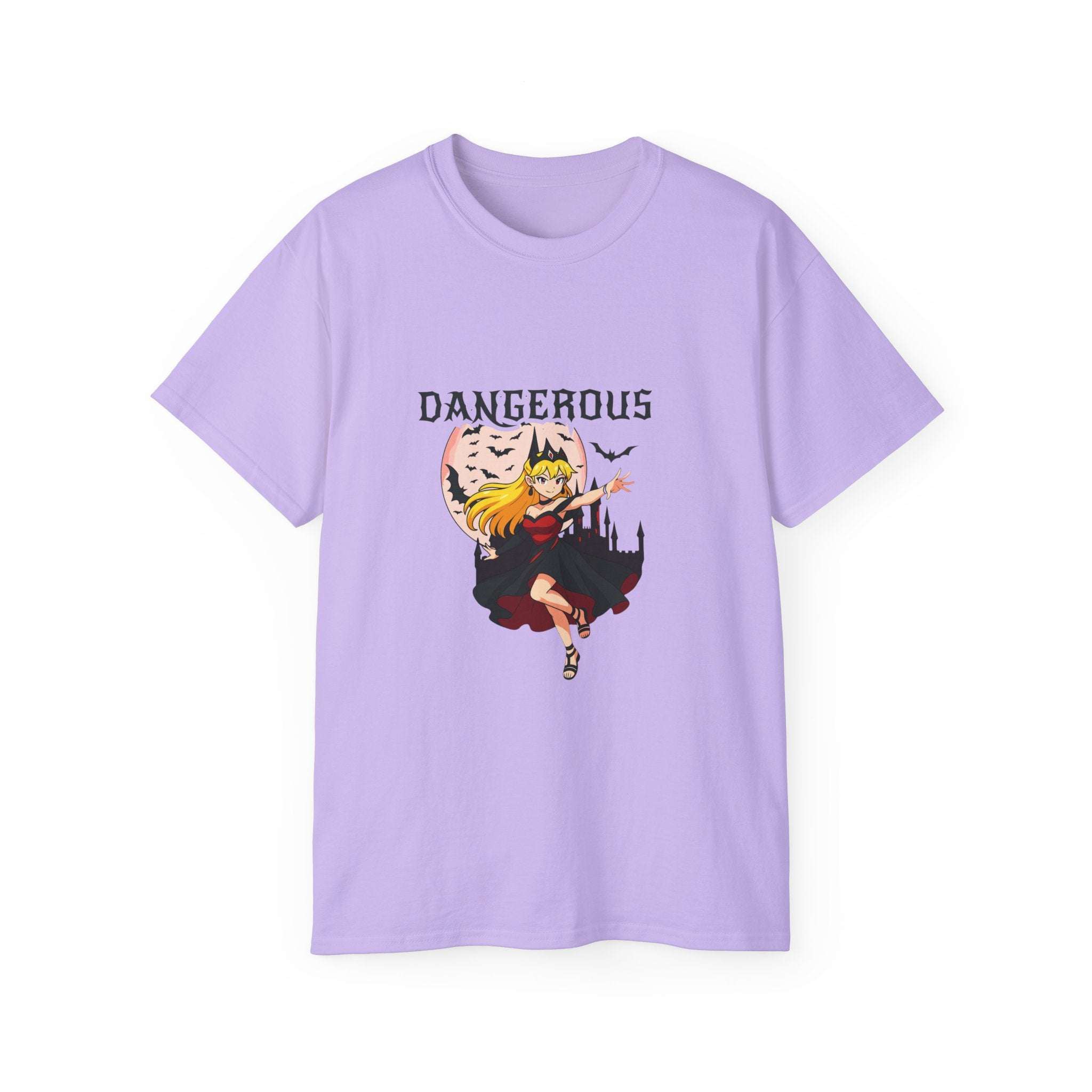 T-Shirt - Anime Halloween Dangerous Girl Print