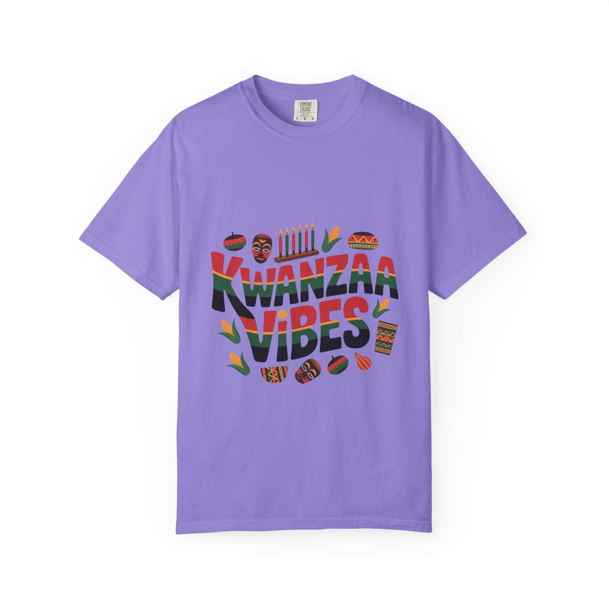 Garment-Dyed T-shirt: Kwanzaa Vibes