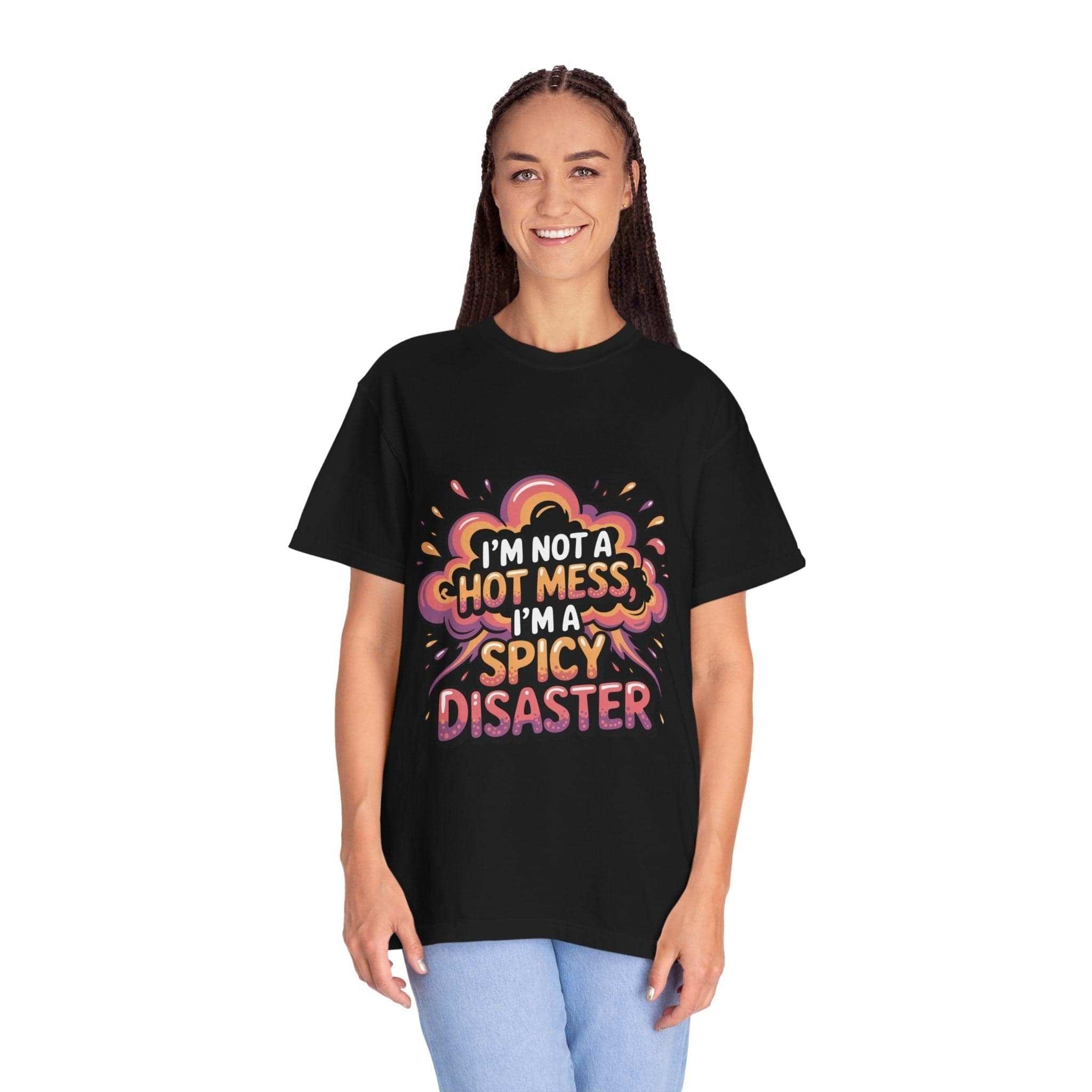 Graphic Tee - Spicy Disaster Unisex Garment-Dyed T-shirt
