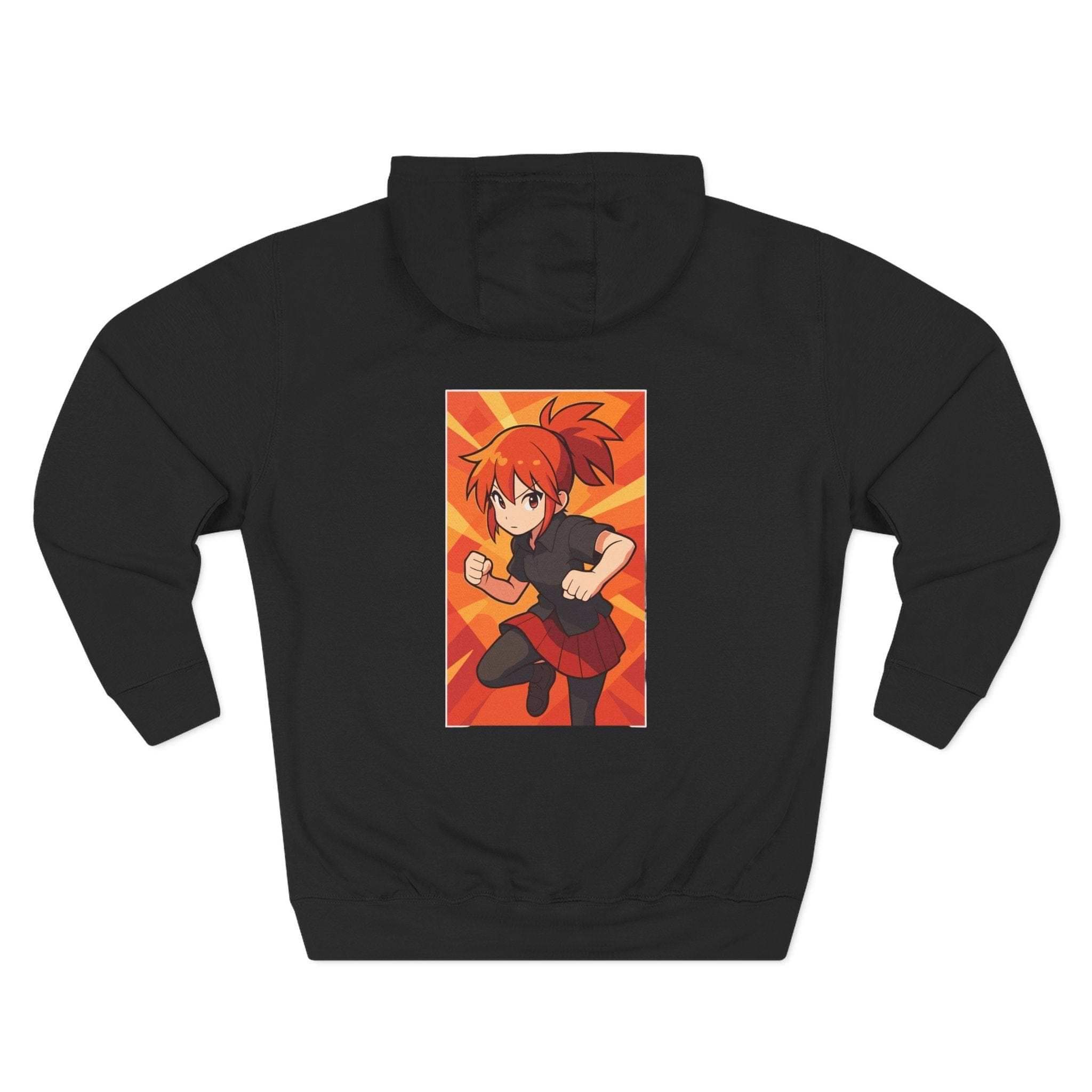Fleece Hoodie Anime Power Girl