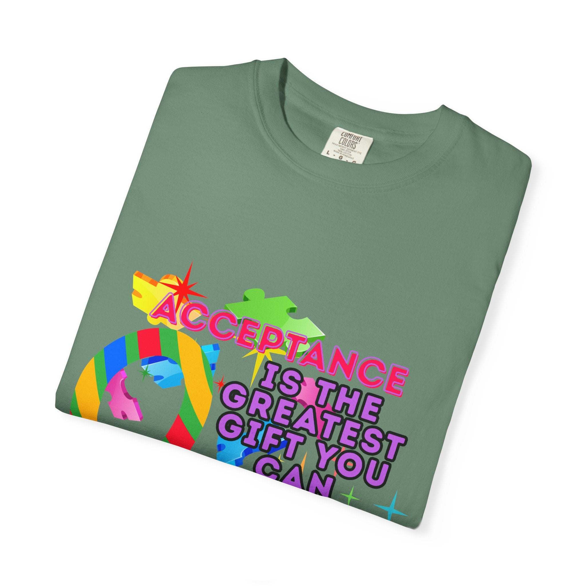 Garment-Dyed T-shirt - Autism Acceptance