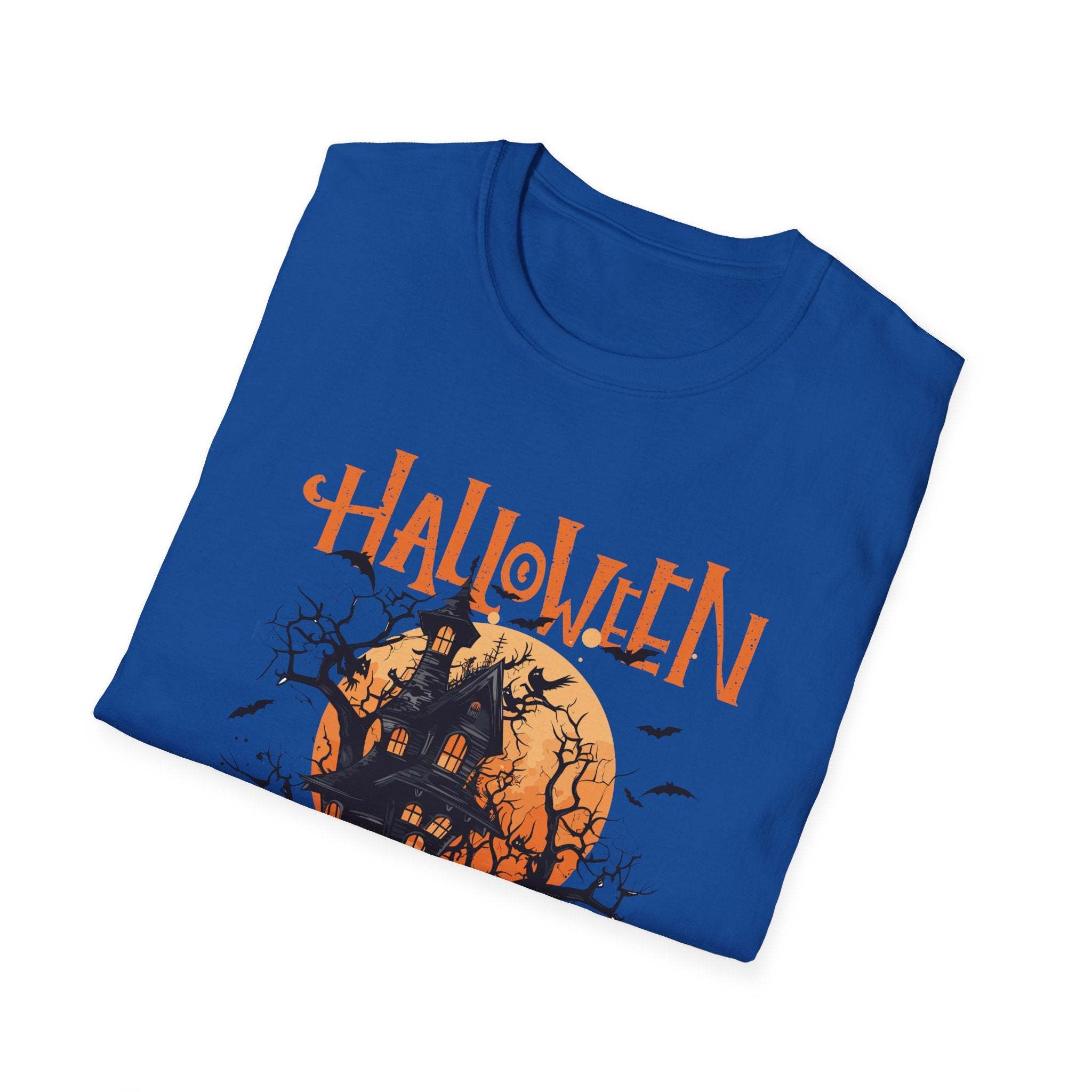 Haunted House T-Shirt - Spooky Halloween Tshirt for Adults and Fans.