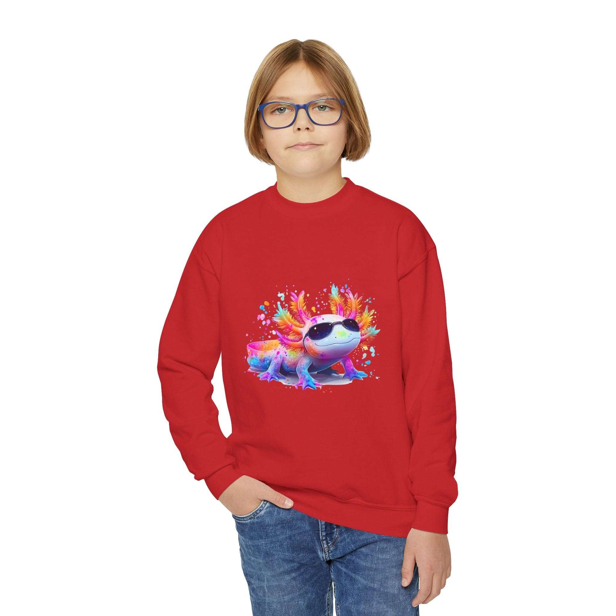 Rainbow Axolotl Sweatshirt
