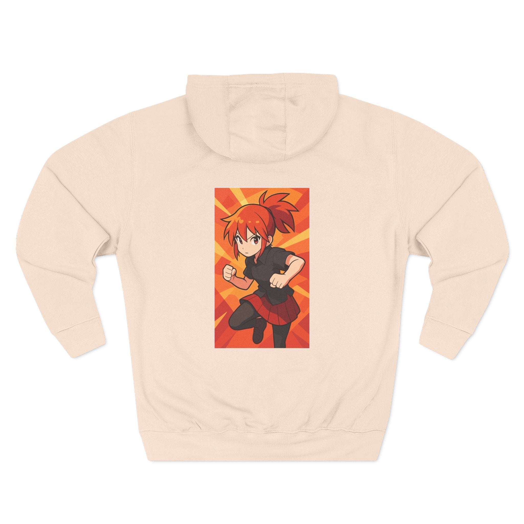 Fleece Hoodie Anime Power Girl