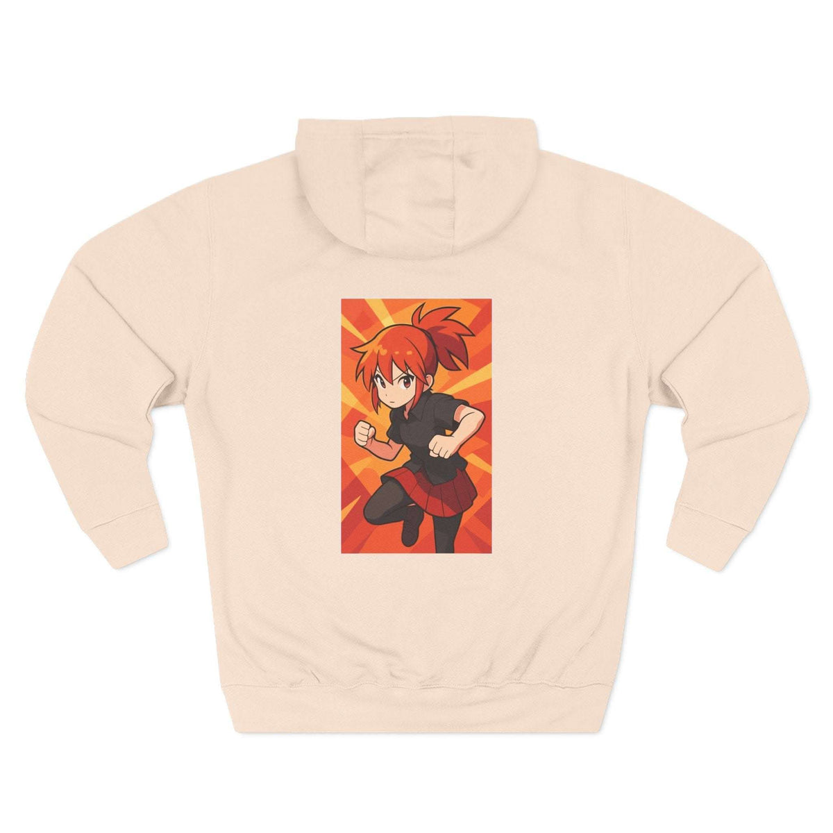 Fleece Hoodie Anime Power Girl