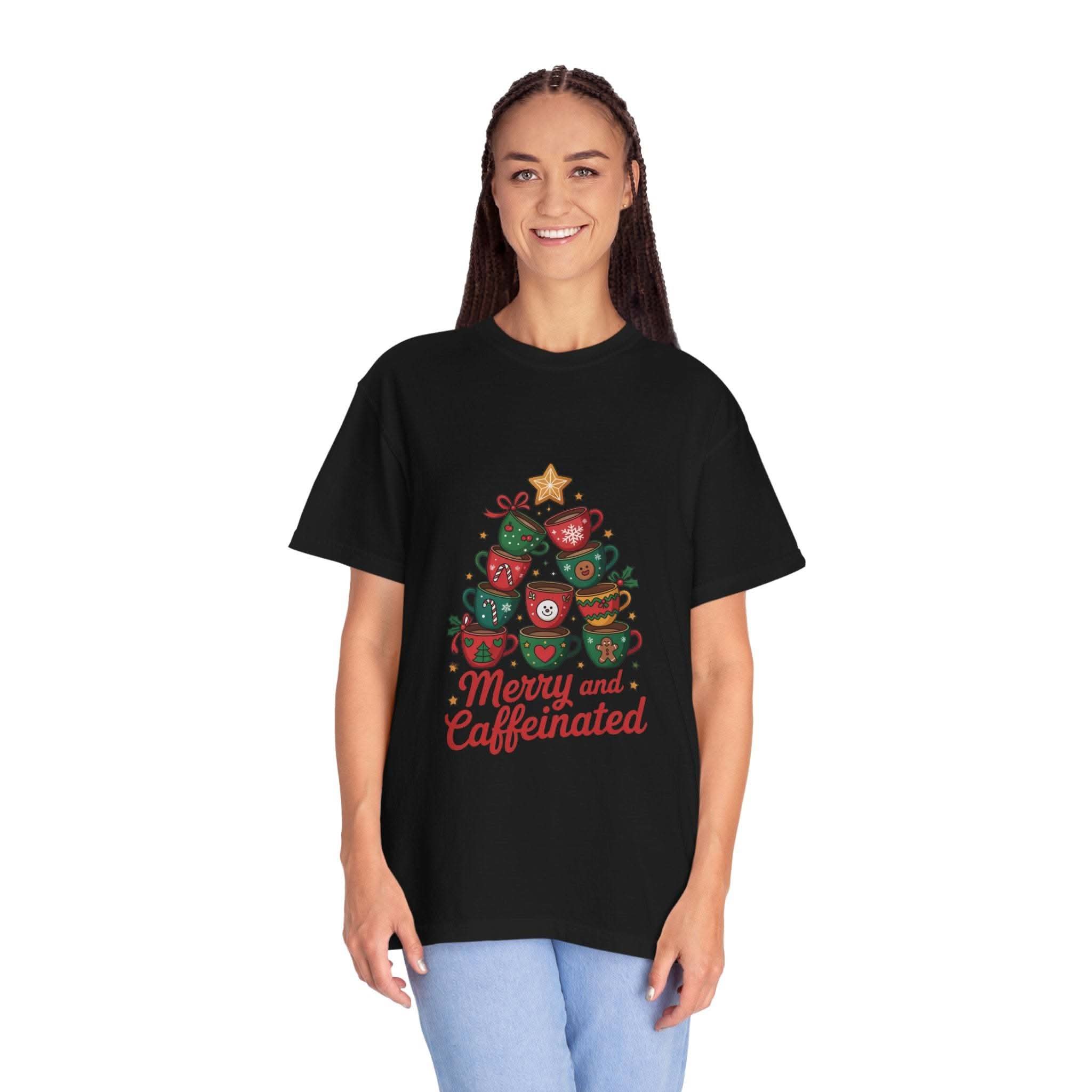 Merry and Caffeinated T-shirt