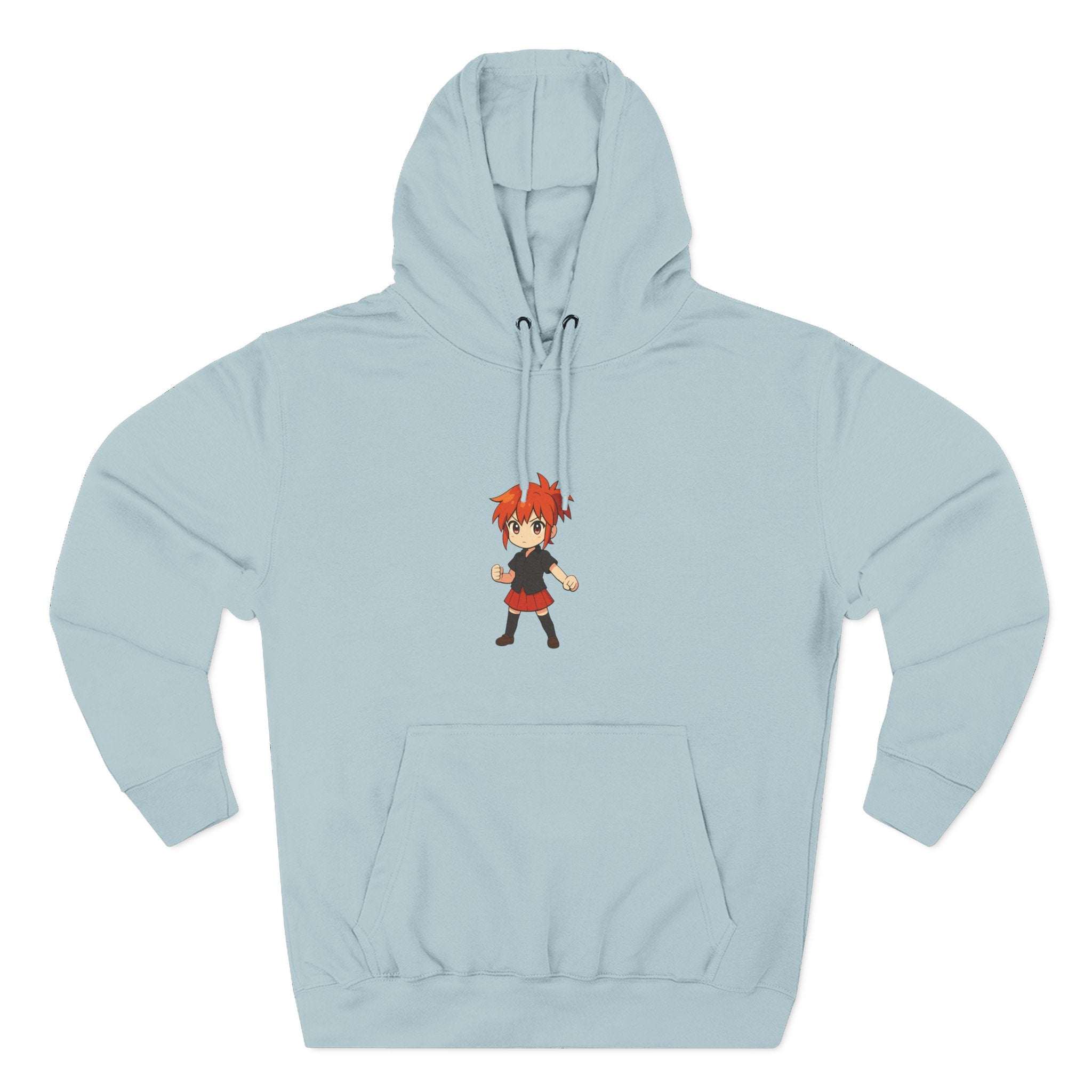 Fleece Hoodie Anime Power Girl