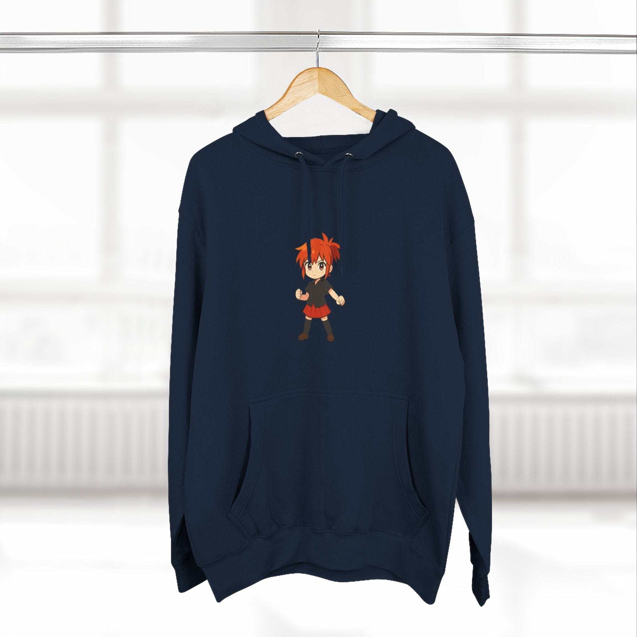 Fleece Hoodie Anime Power Girl