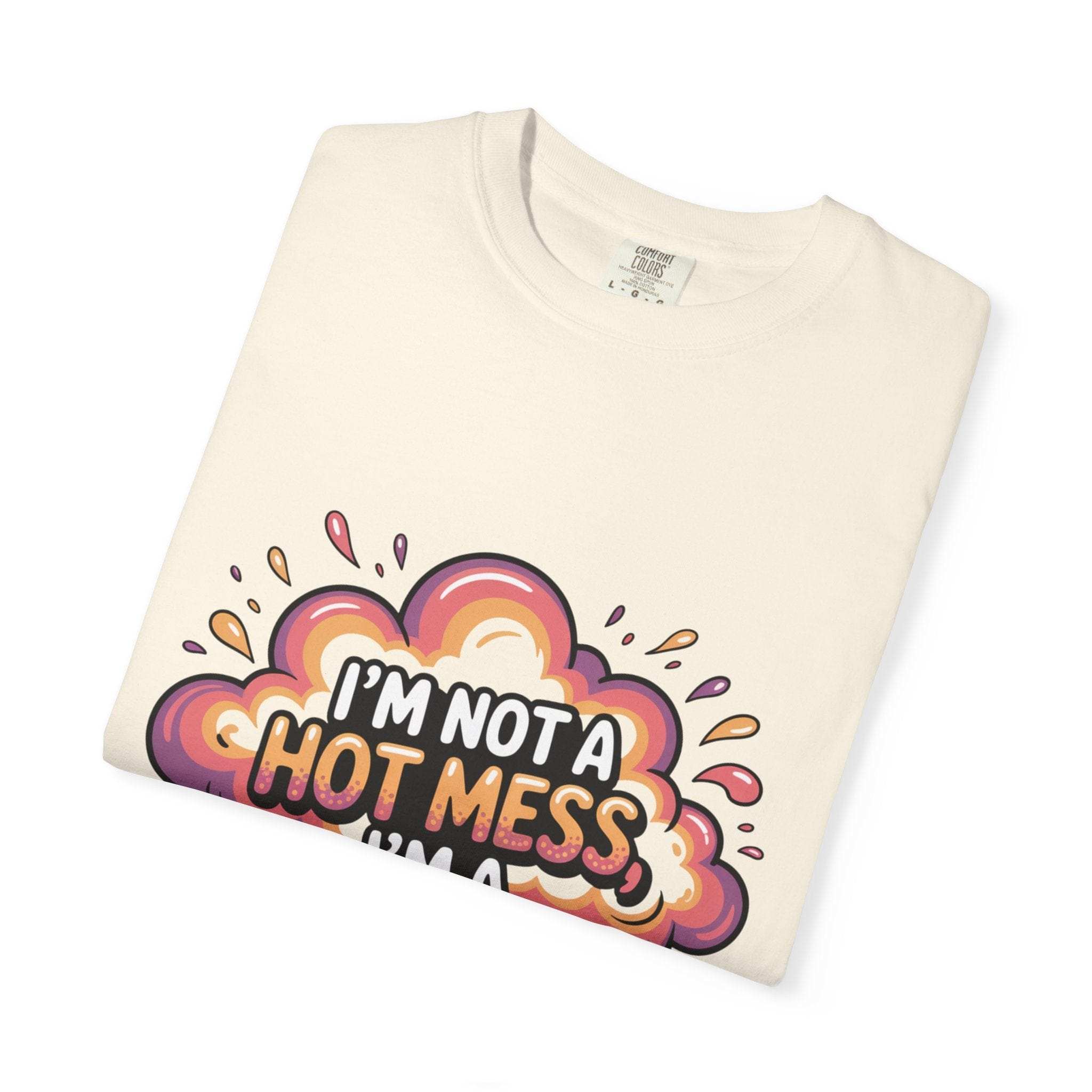 Graphic Tee - Spicy Disaster Unisex Garment-Dyed T-shirt