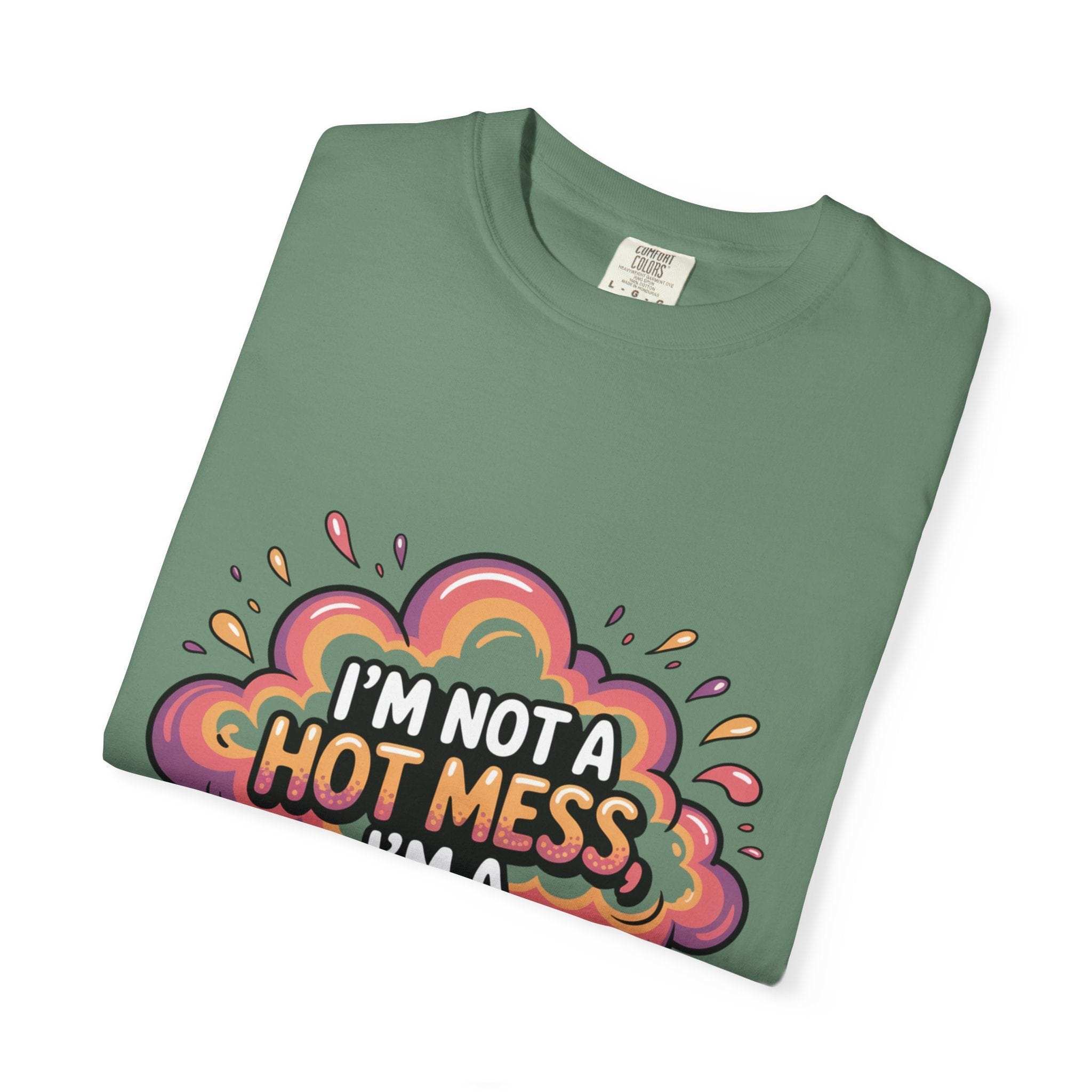 Graphic Tee - Spicy Disaster Unisex Garment-Dyed T-shirt