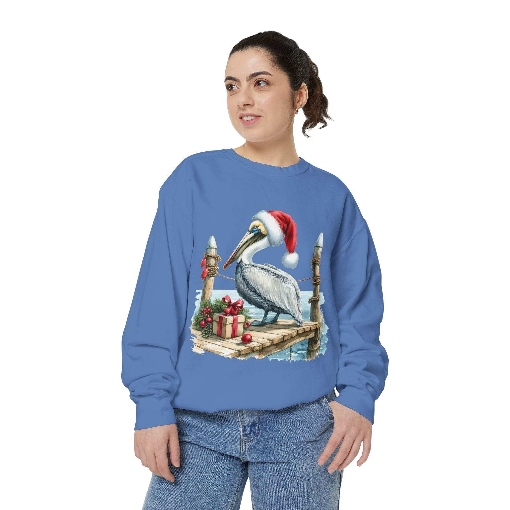 Christmas Pelican Santa Sweatshirt