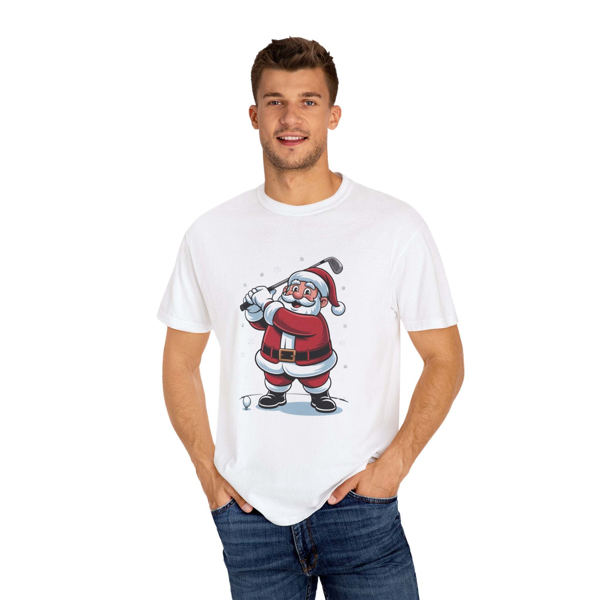 Santa Golfing T-Shirt