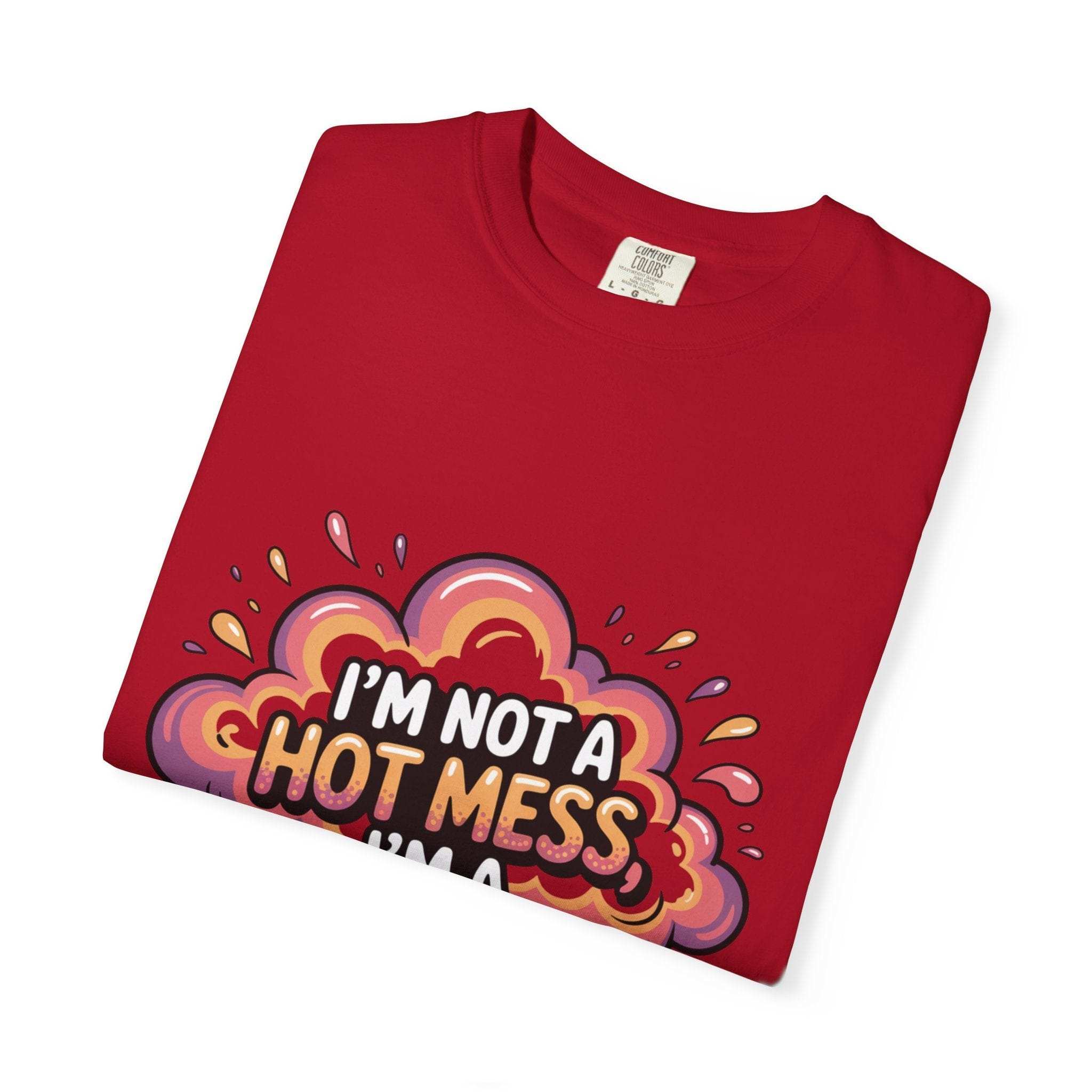 Graphic Tee - Spicy Disaster Unisex Garment-Dyed T-shirt