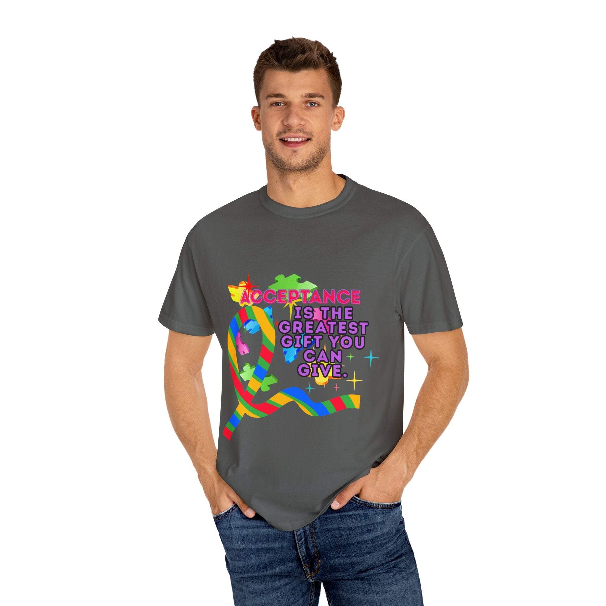 Garment-Dyed T-shirt - Autism Acceptance