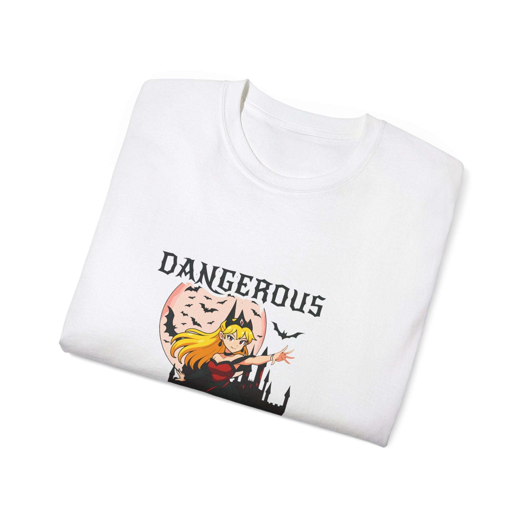 T-Shirt - Anime Halloween Dangerous Girl Print